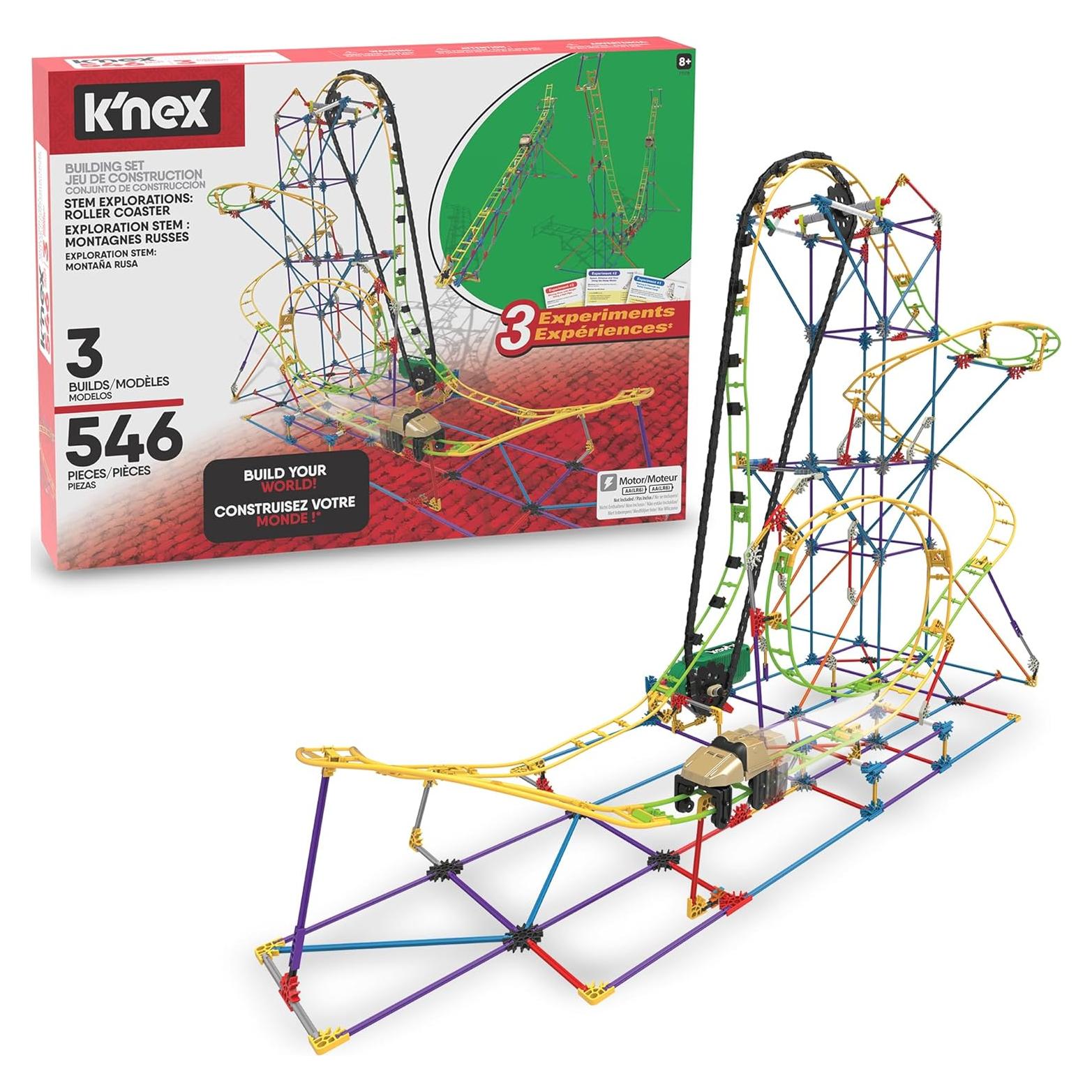 K'NEX Educación Set Montaña Rusa 546 Piezas 8+