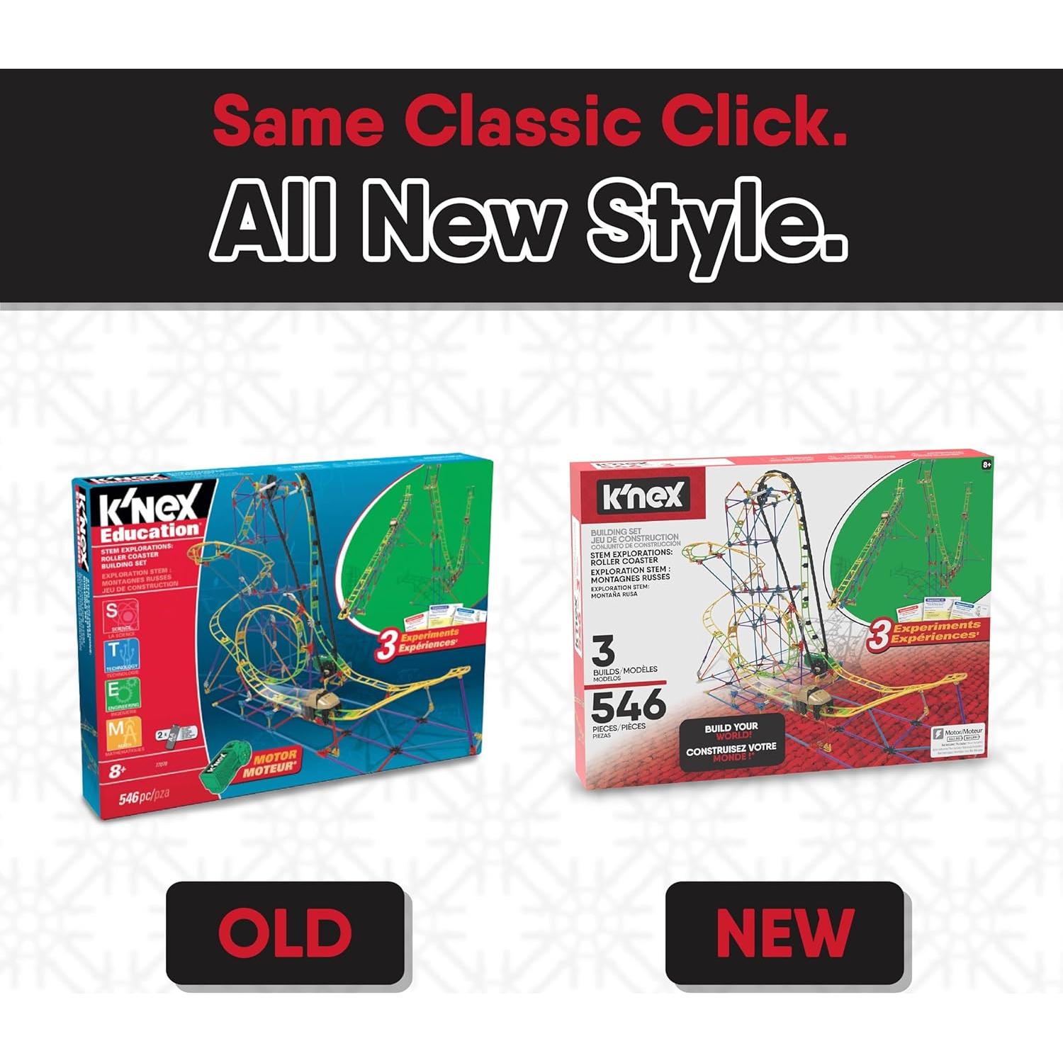 K'NEX Educación Set Montaña Rusa 546 Piezas 8+