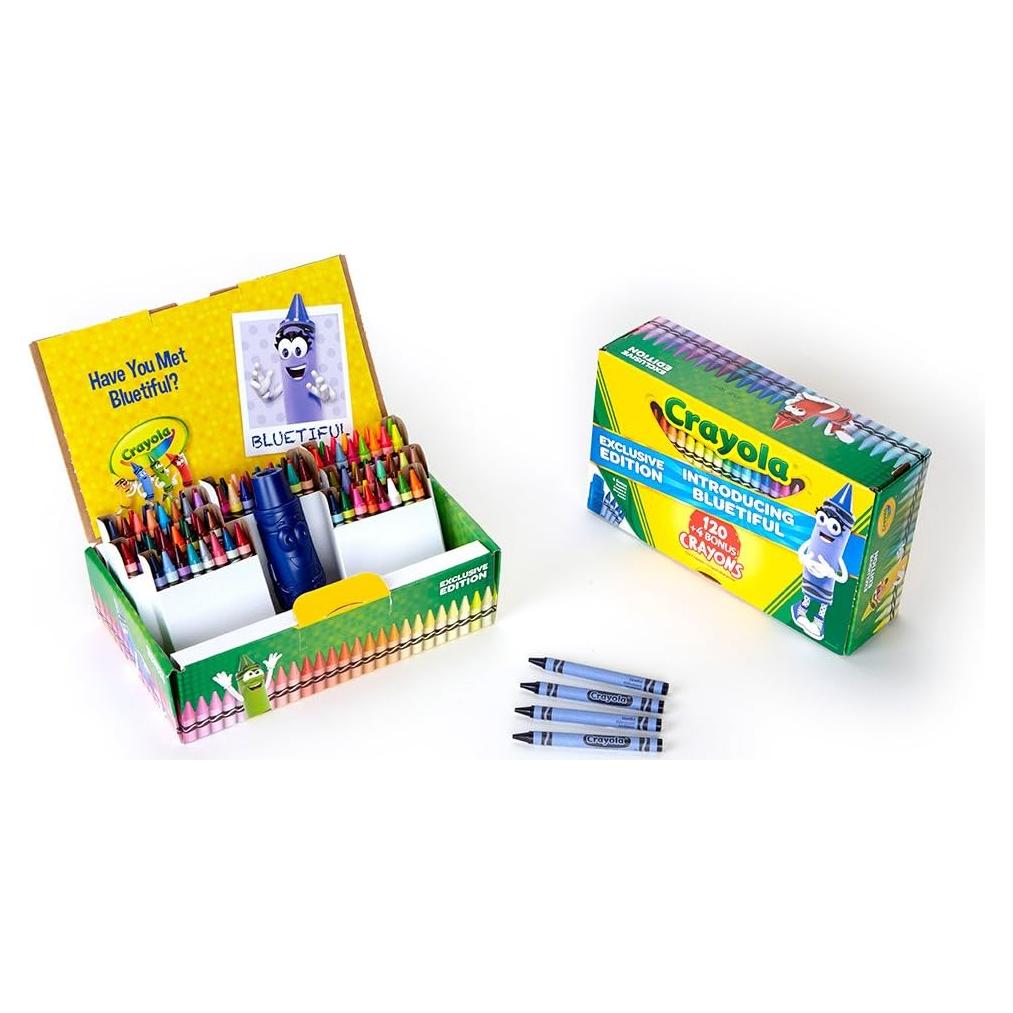 Crayones Crayola 124 colores Bluetiful 0.82 kg