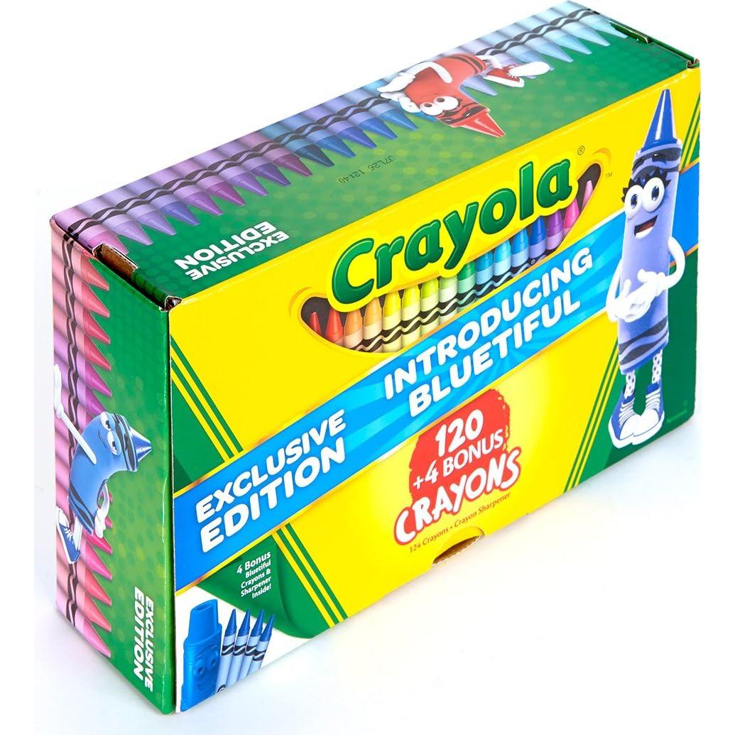 Crayones Crayola 124 colores Bluetiful 0.82 kg