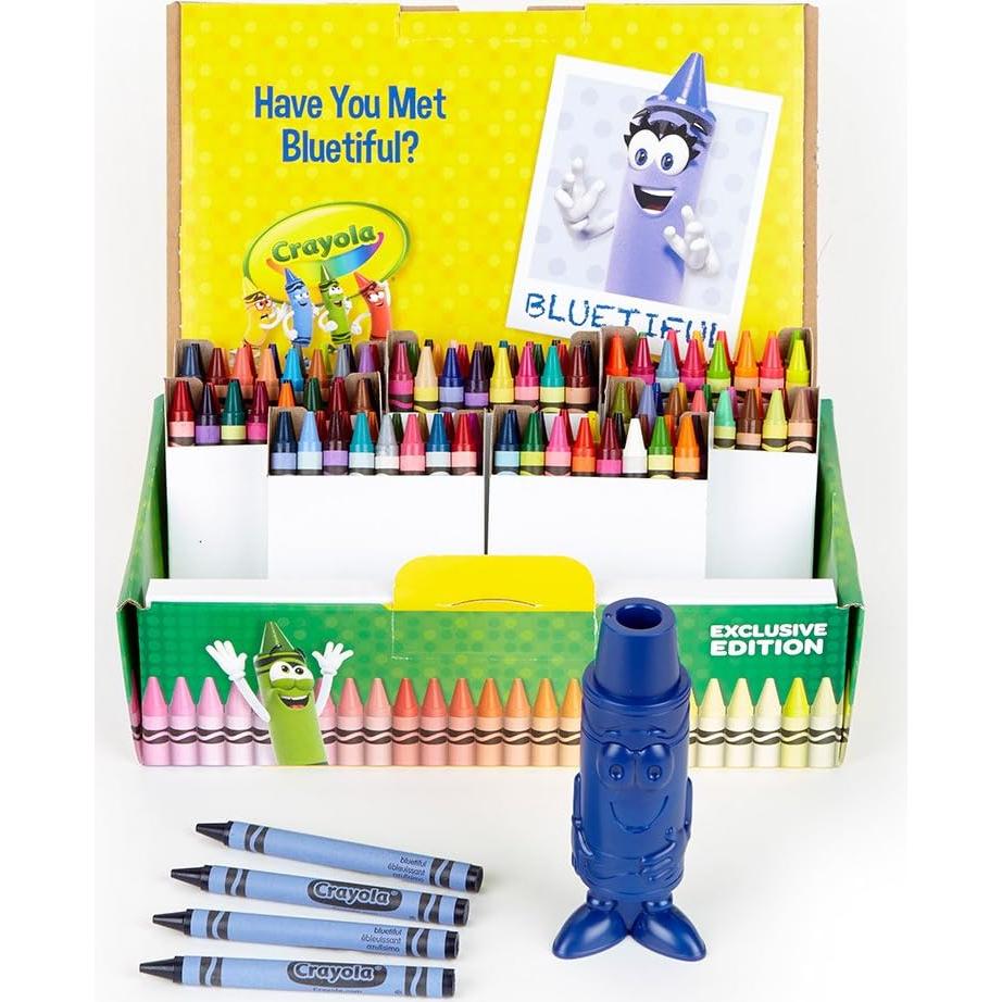 Crayones Crayola 124 colores Bluetiful 0.82 kg