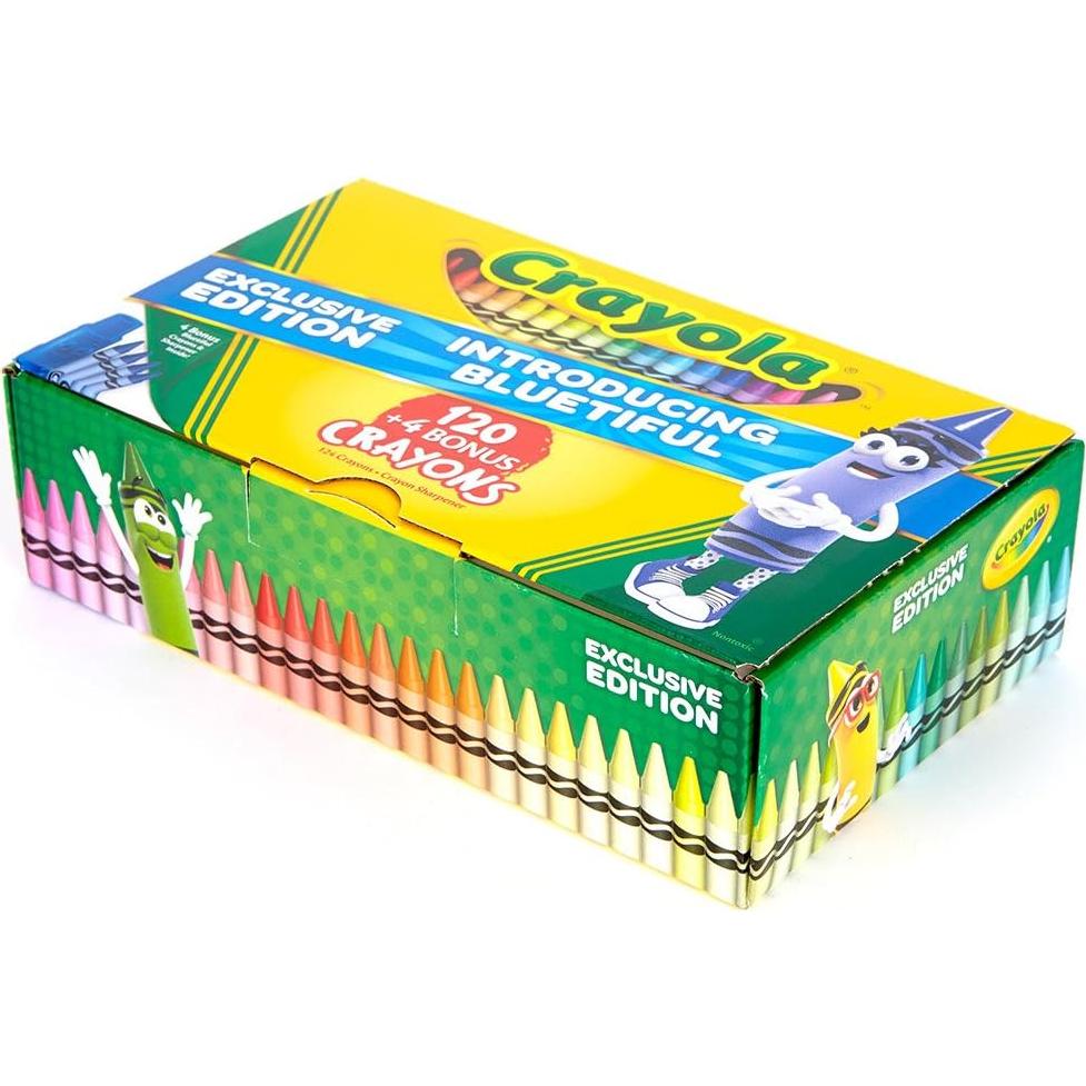 Crayones Crayola 124 colores Bluetiful 0.82 kg