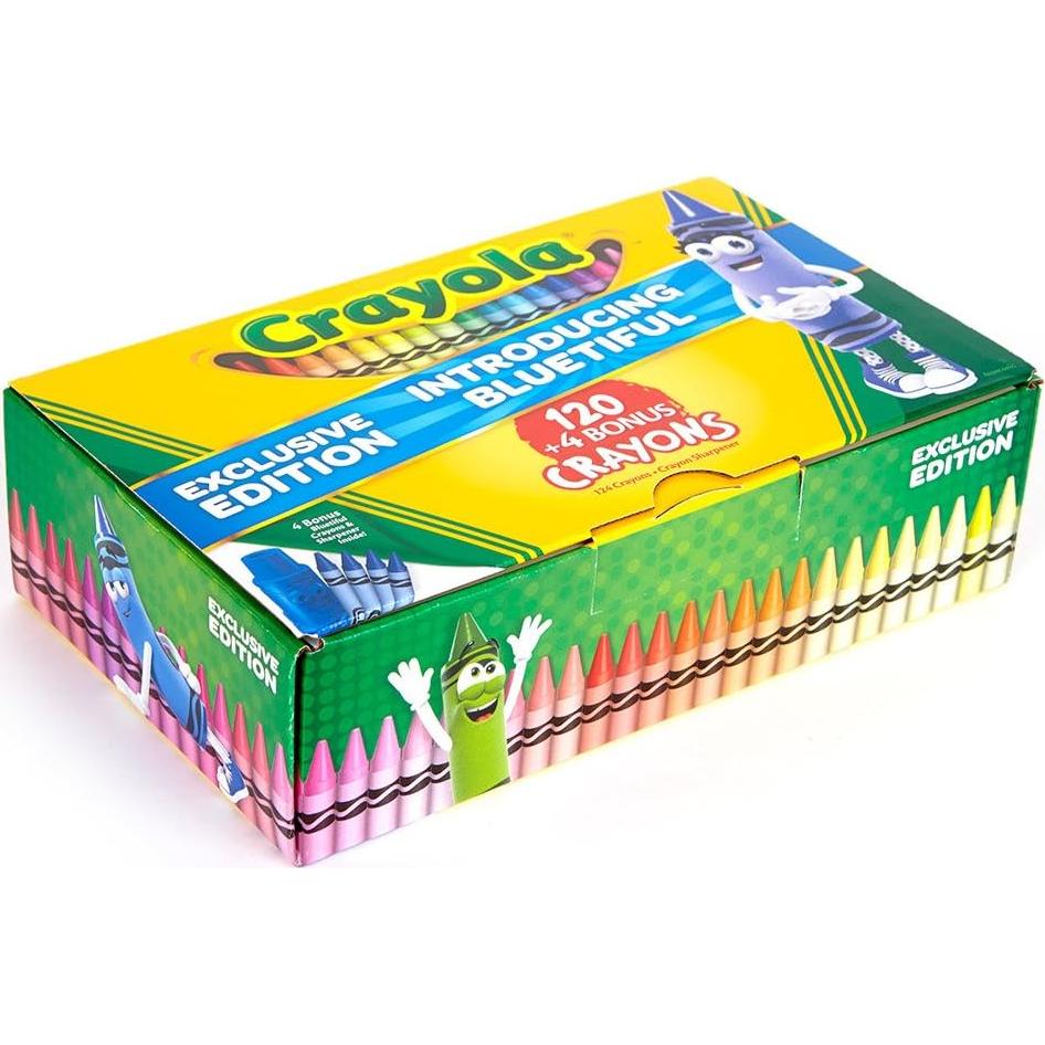 Crayones Crayola 124 colores Bluetiful 0.82 kg