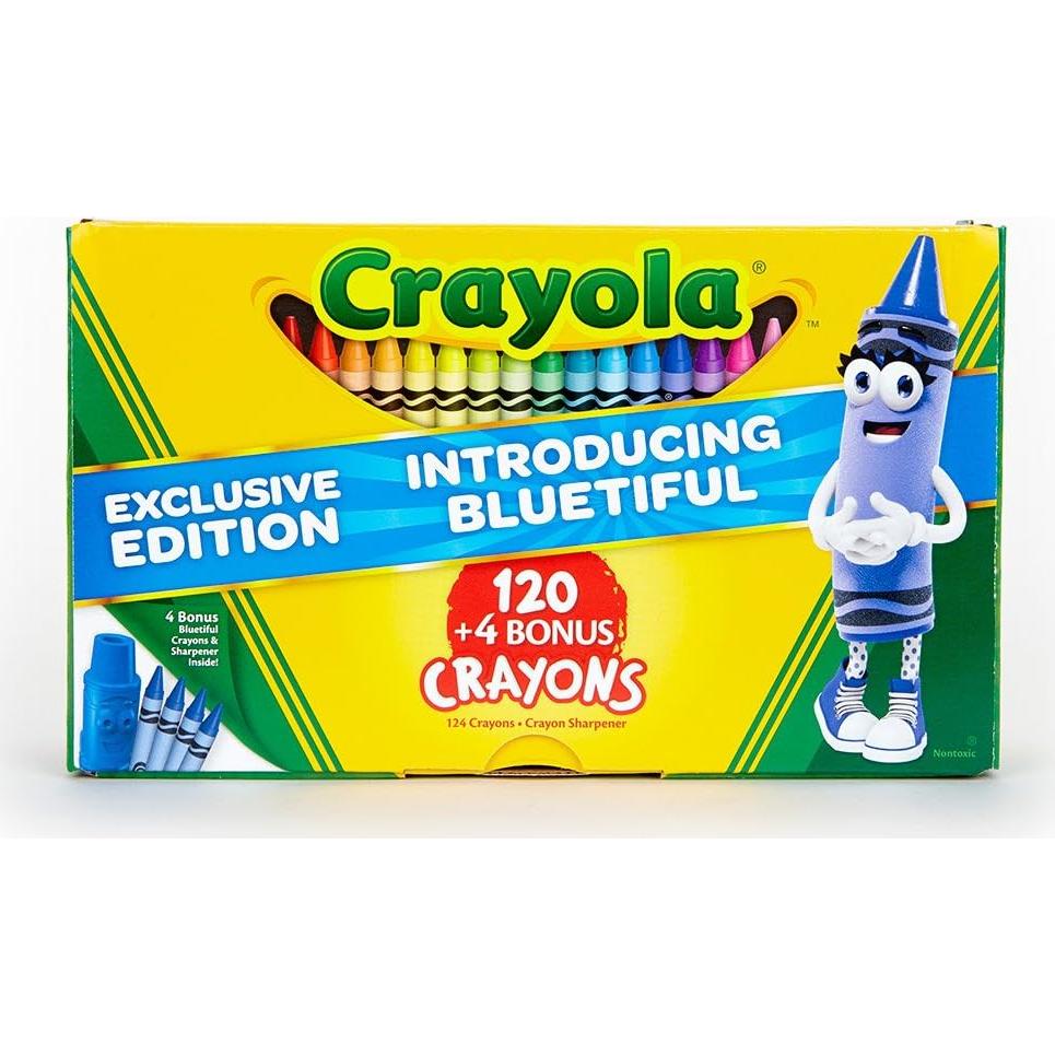 Crayones Crayola 124 colores Bluetiful 0.82 kg