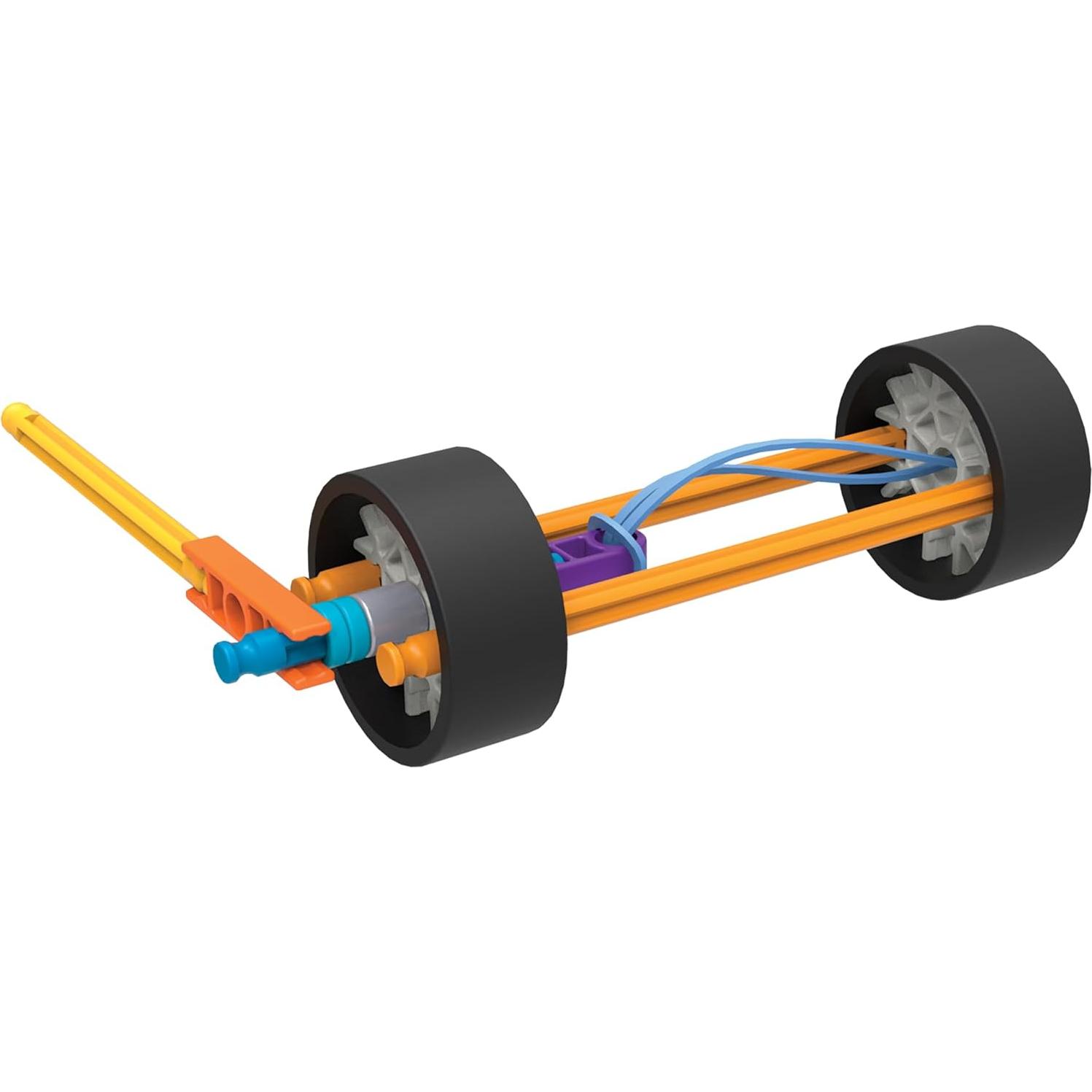 K'NEX Educación - Set de Construcción de Vehículos 130 Piezas