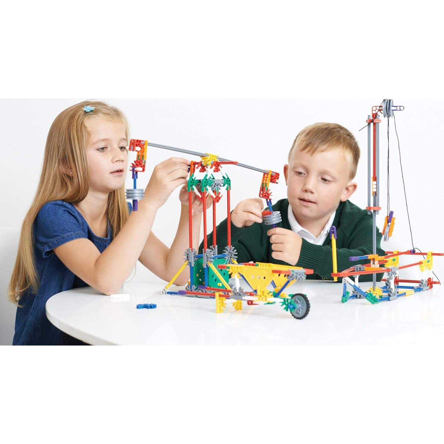 K'NEX Educación - Kit de Palancas y Poleas 130 Piezas 8+