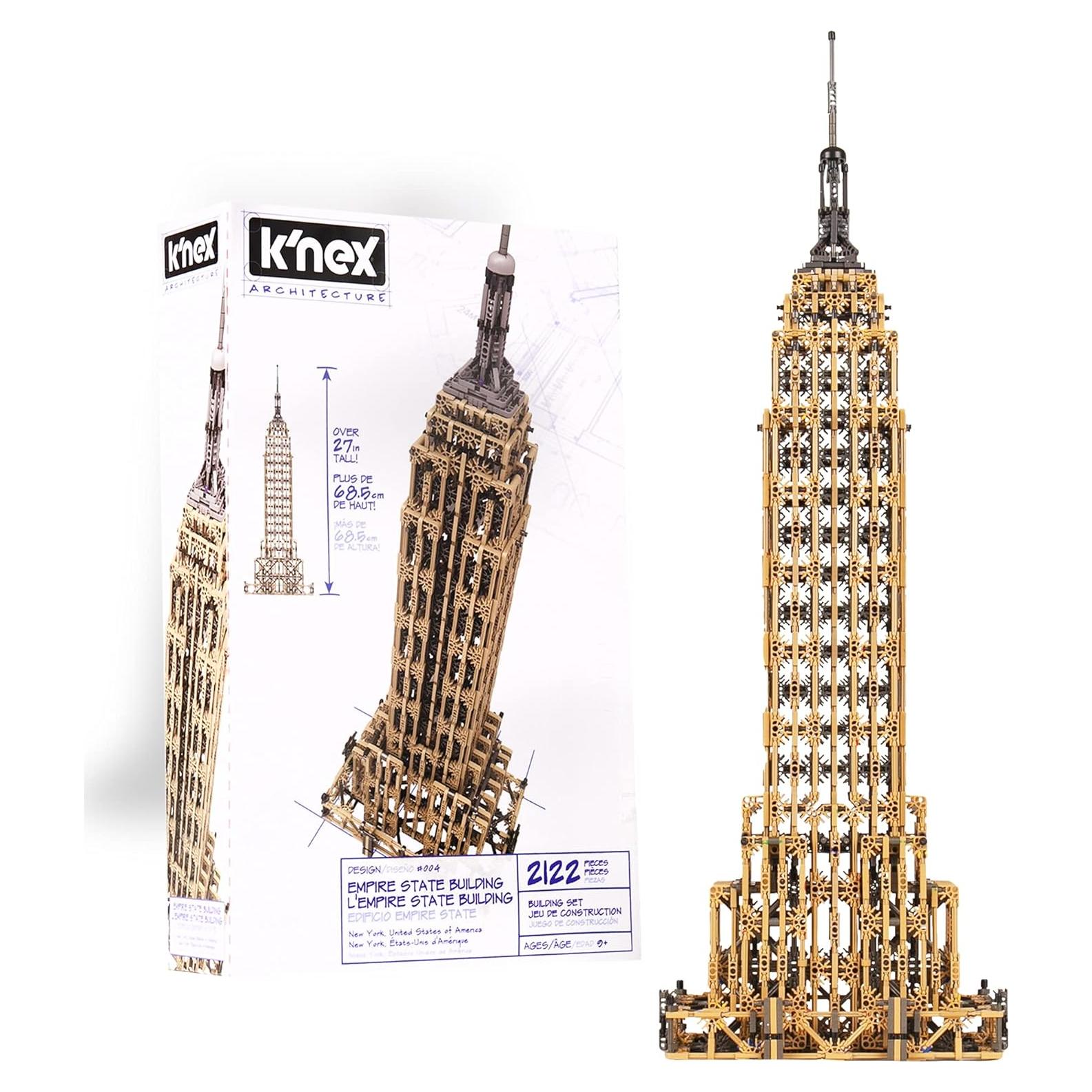 K'NEX Arquitectura - Edificio Empire State - 2122 Piezas