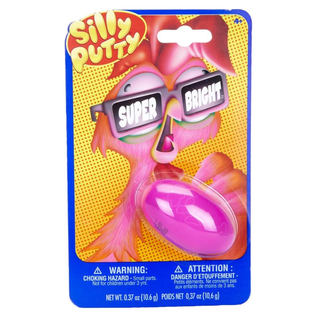 Silly Putty Crayola Super Brillantes 18g - Juguete Antiestrés