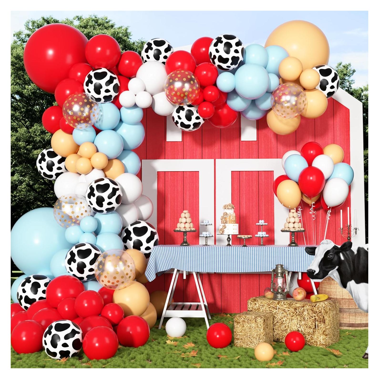 Kit Arco de Globos de Granja Ouddy Party 170 Piezas