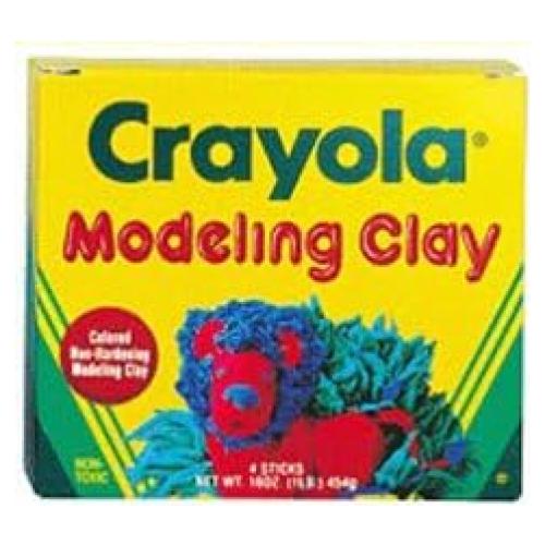 Arcilla para Modelar Crayola 4 Pzs. No Tóxica Reutilizable