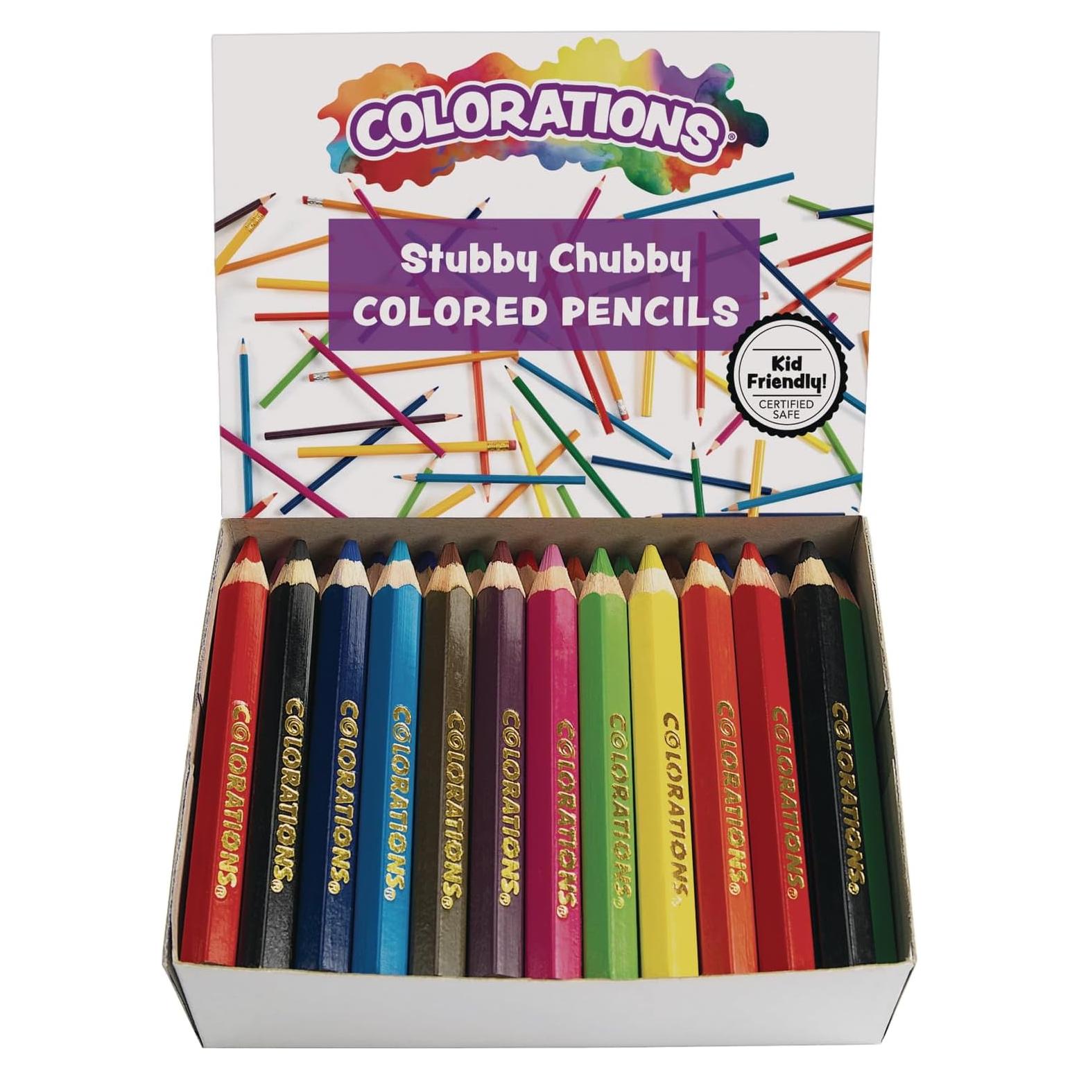 Lápices de Colores Gruesos Coloraciones STUBPEN - Set de 48