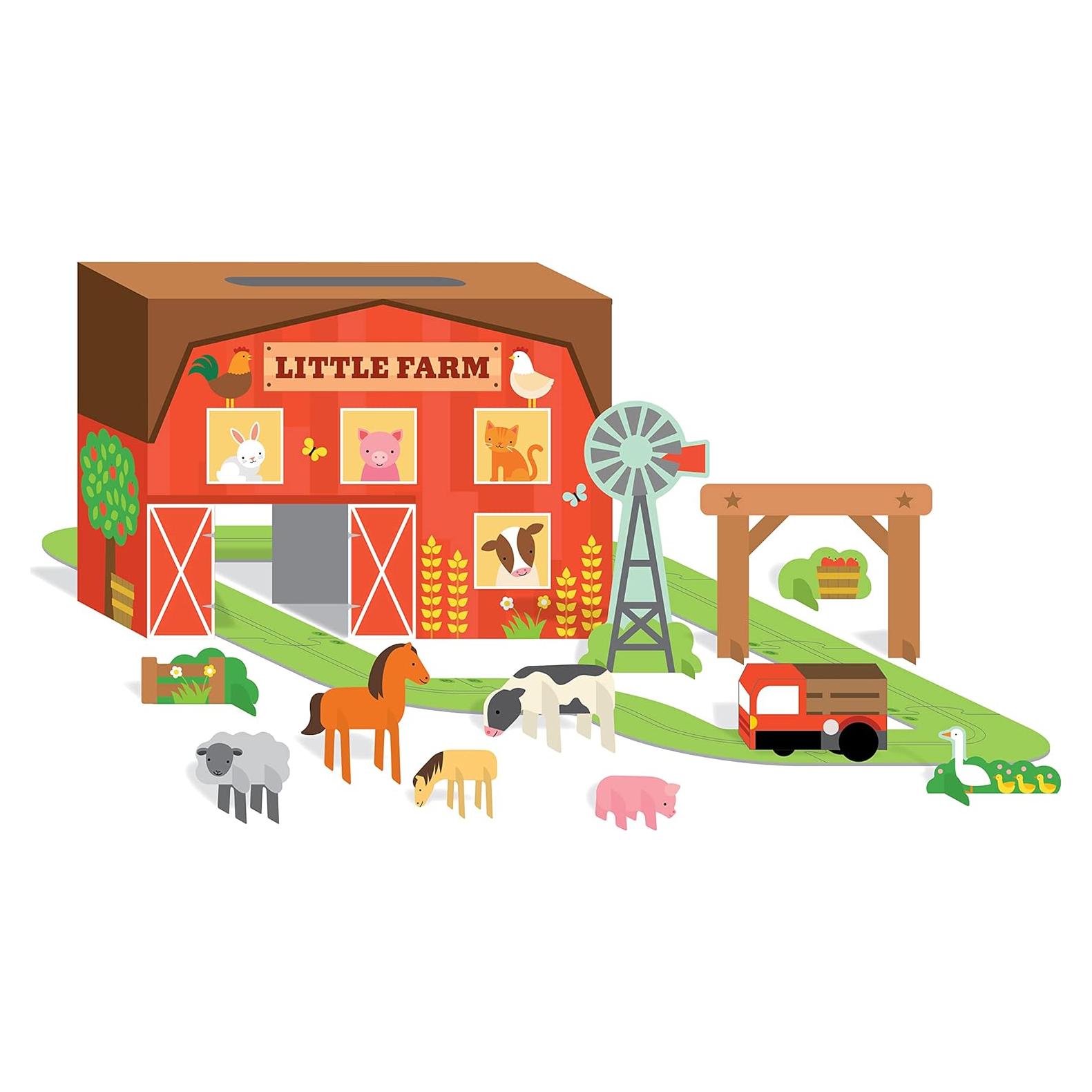 Juguete de Cuerda Petit Collage Granja Pequeña 249g