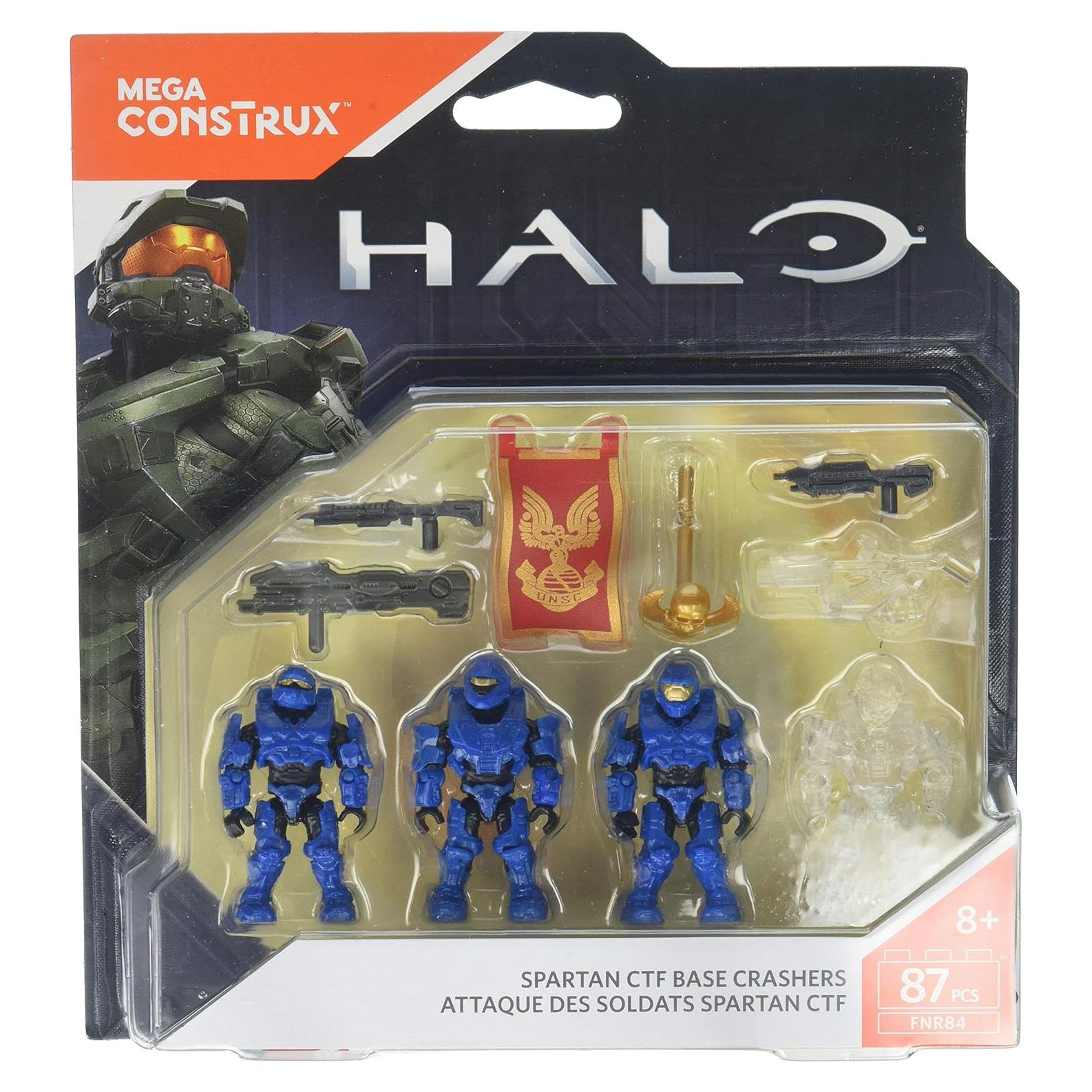 Mega Construx Halo Base de Choque Spartan CTF - 4 Figuras