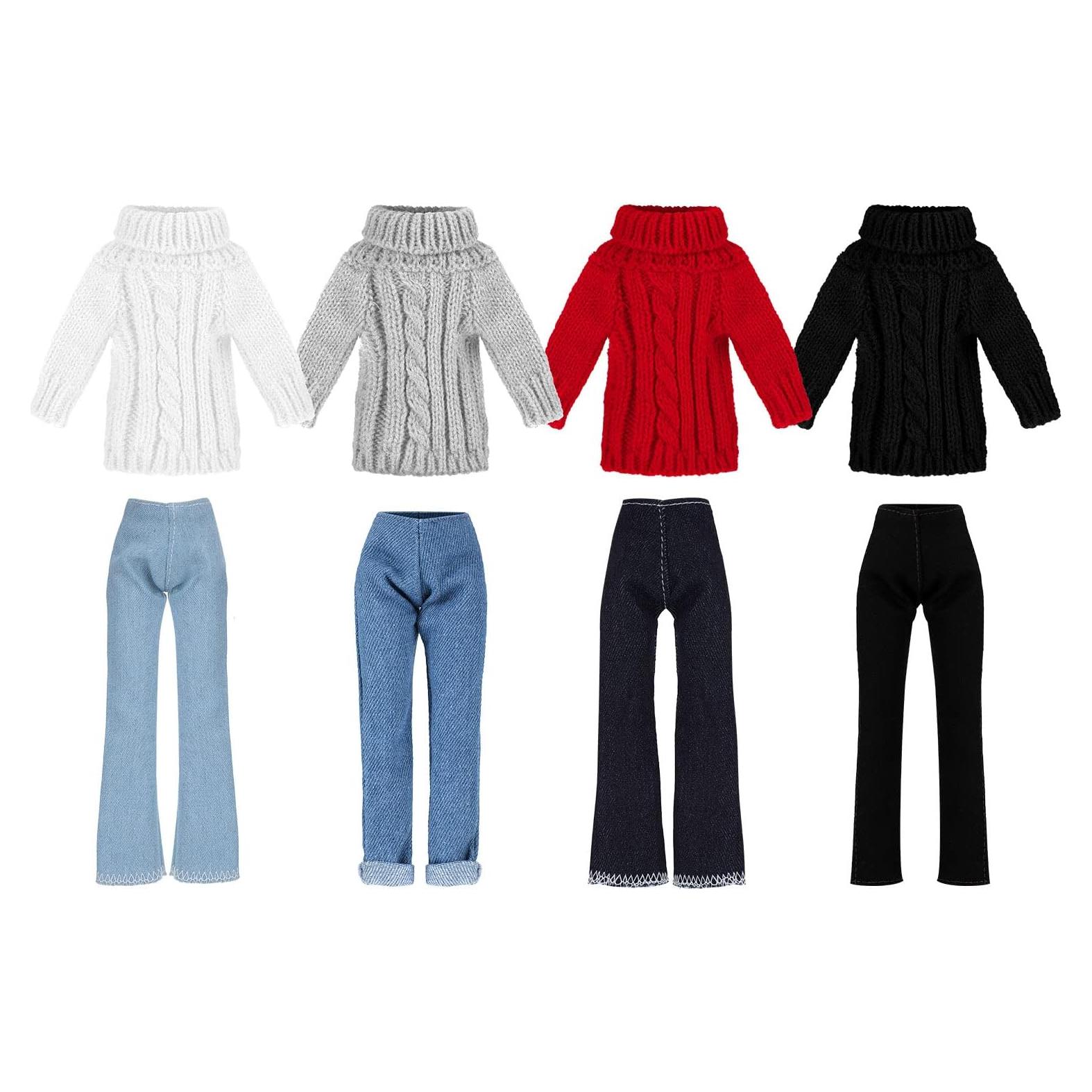 Conjunto Ropa para Muñecas Bencailor 8 Piezas Algodón