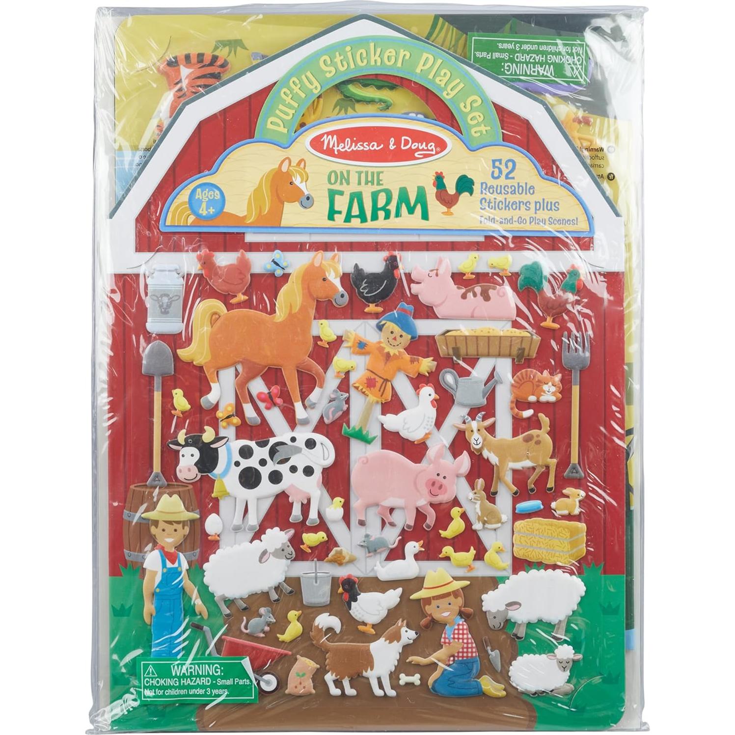 Set de Libros de Actividades Melissa & Doug - 3 Temas con Stickers