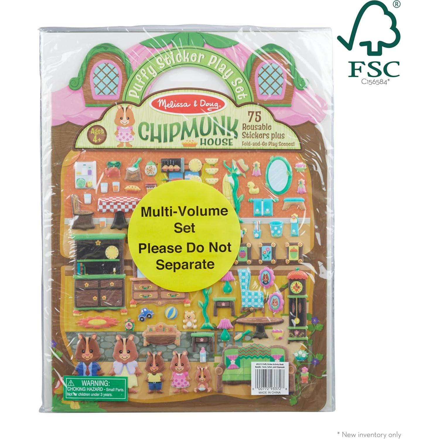 Set de Libros de Actividades Melissa & Doug - 3 Temas con Stickers