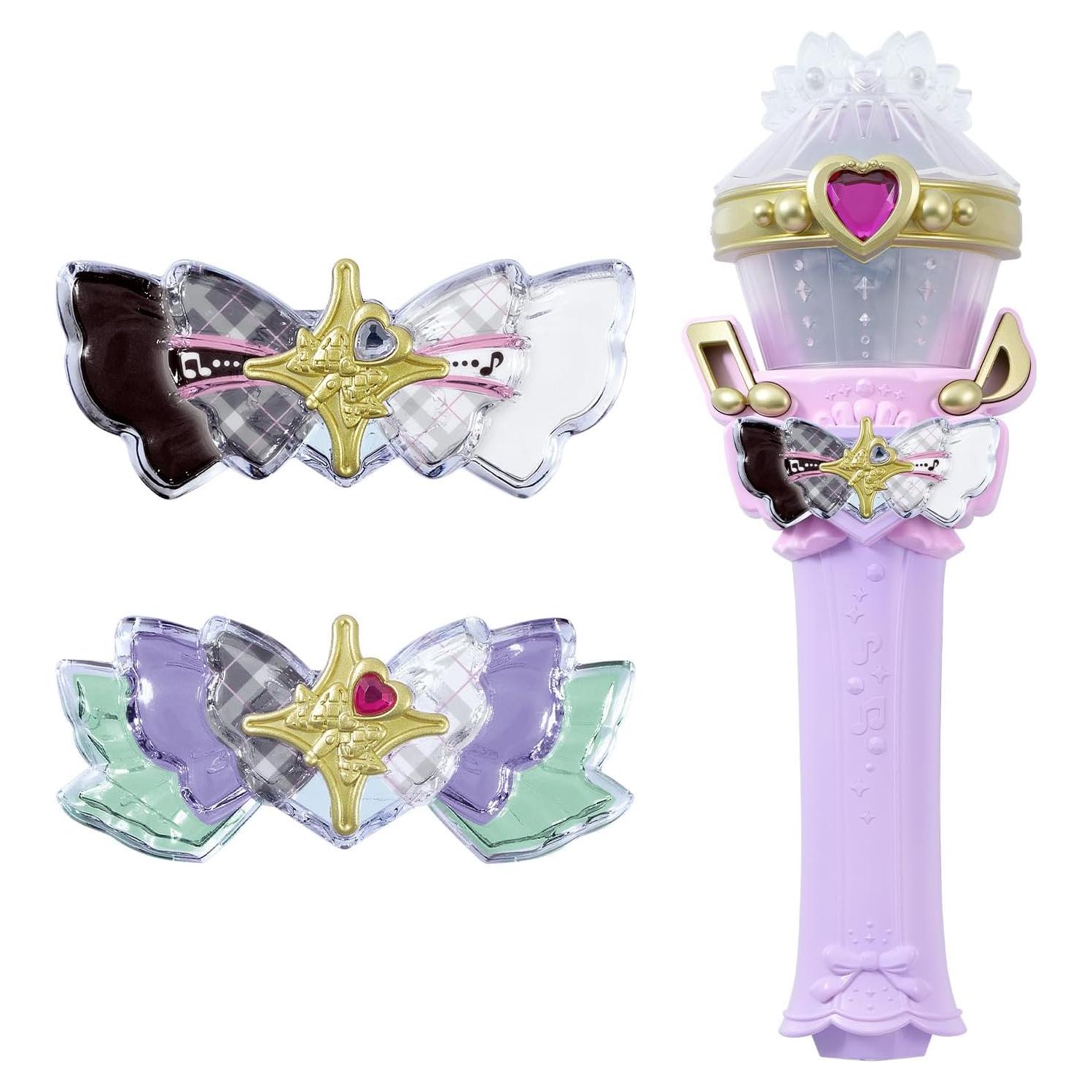 Micrófono de Transformación Kimi y Idol BANDAI Glitter Showtime