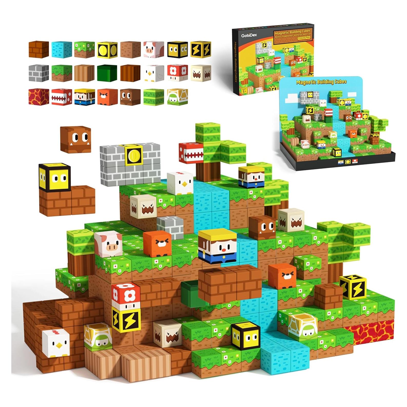 Bloques Magnéticos GobiDex 48pcs Juguetes de Construcción 3+