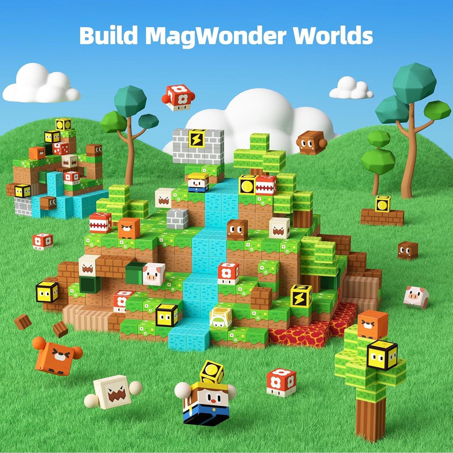 Bloques Magnéticos GobiDex 48pcs Juguetes de Construcción 3+