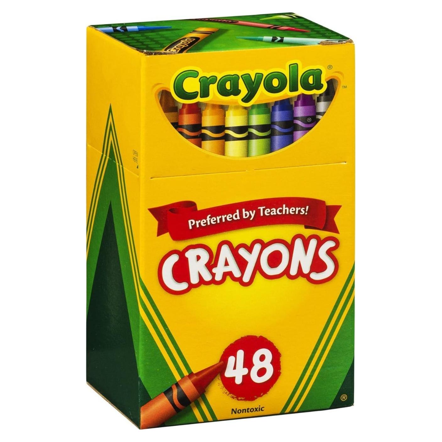 Crayones Crayola 48 colores - Paquete de 2 unidades