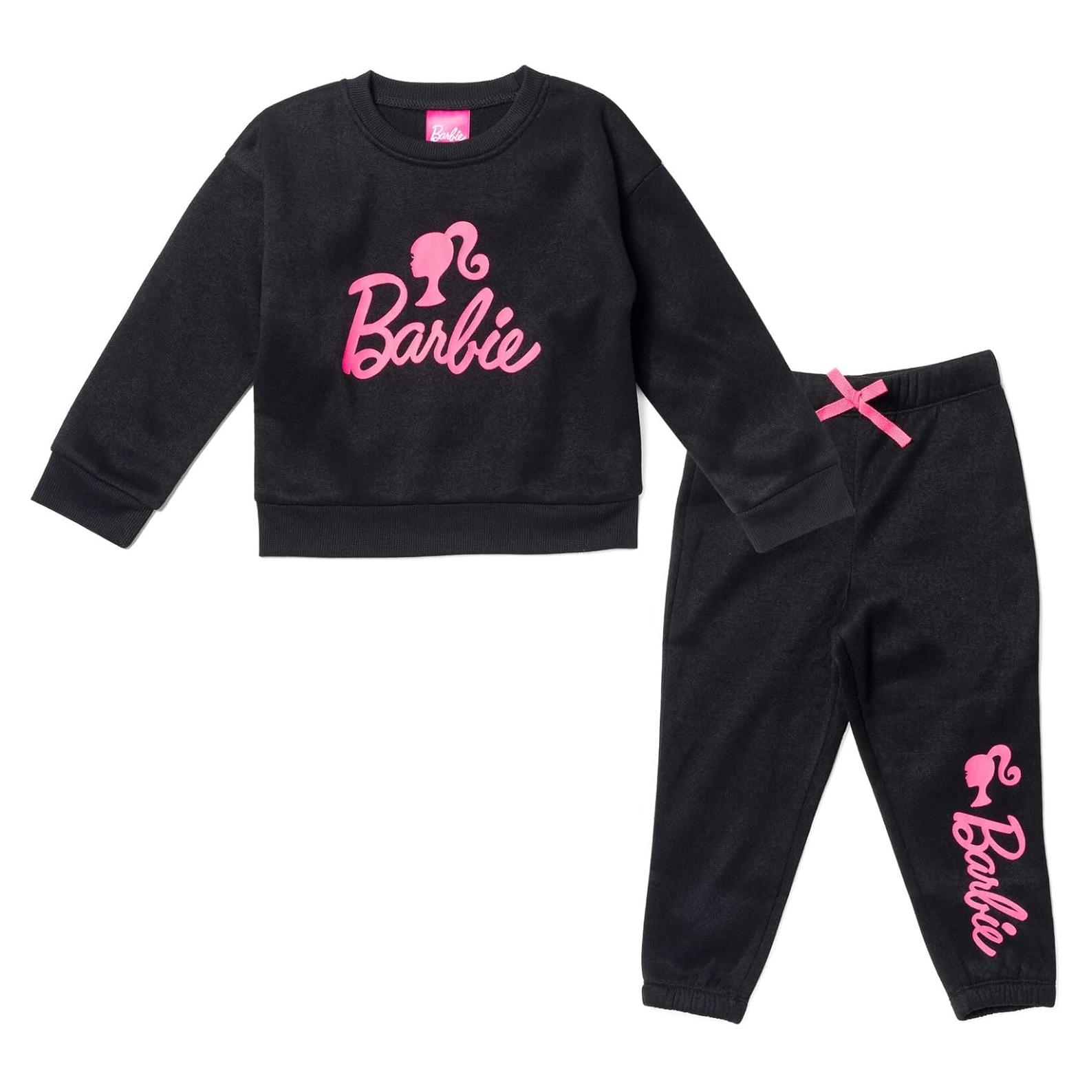 Conjunto sudadera y jogger Barbie para niñas 7-8 años