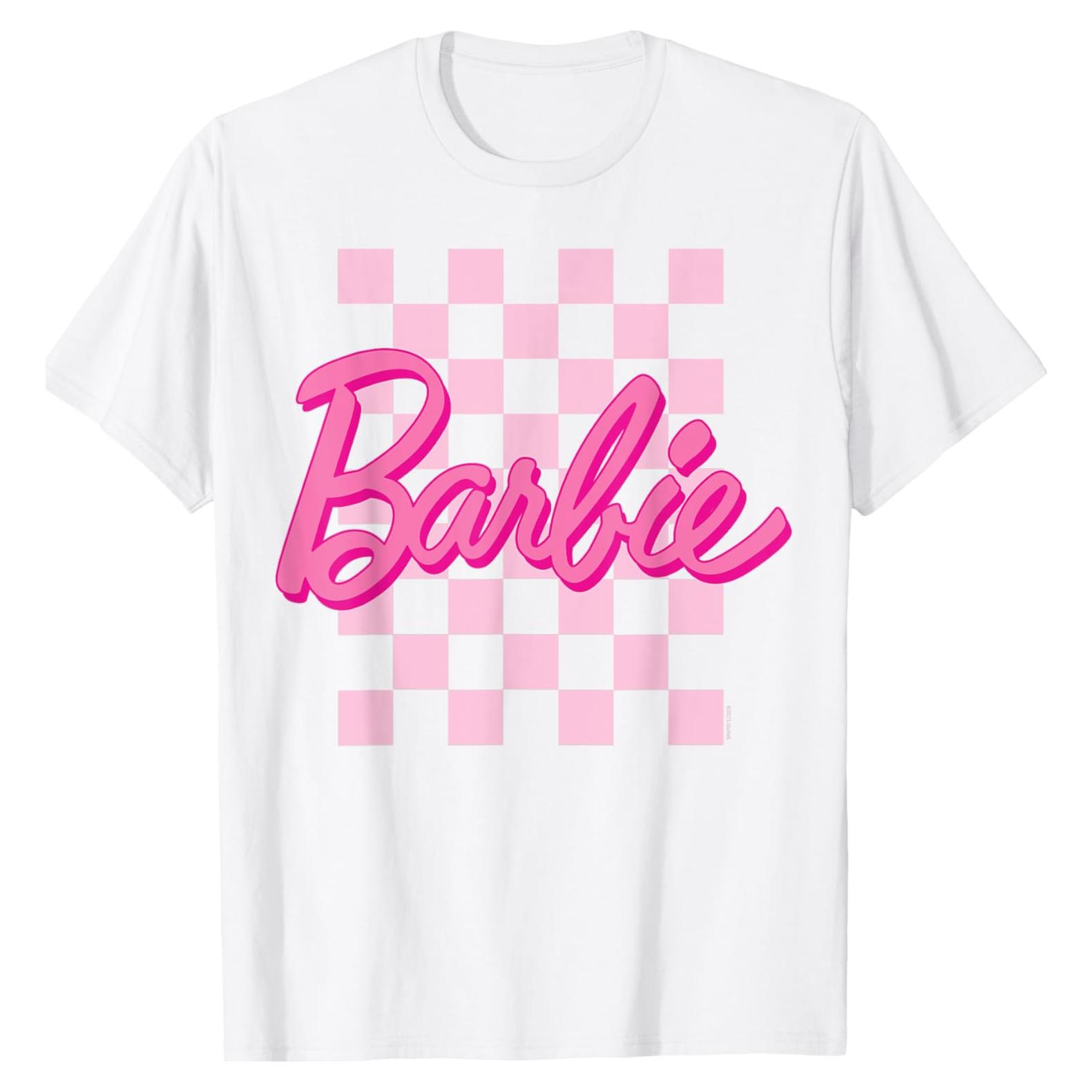 Camiseta de Manga Corta Barbie para Mujeres - Pequeña, Blanca