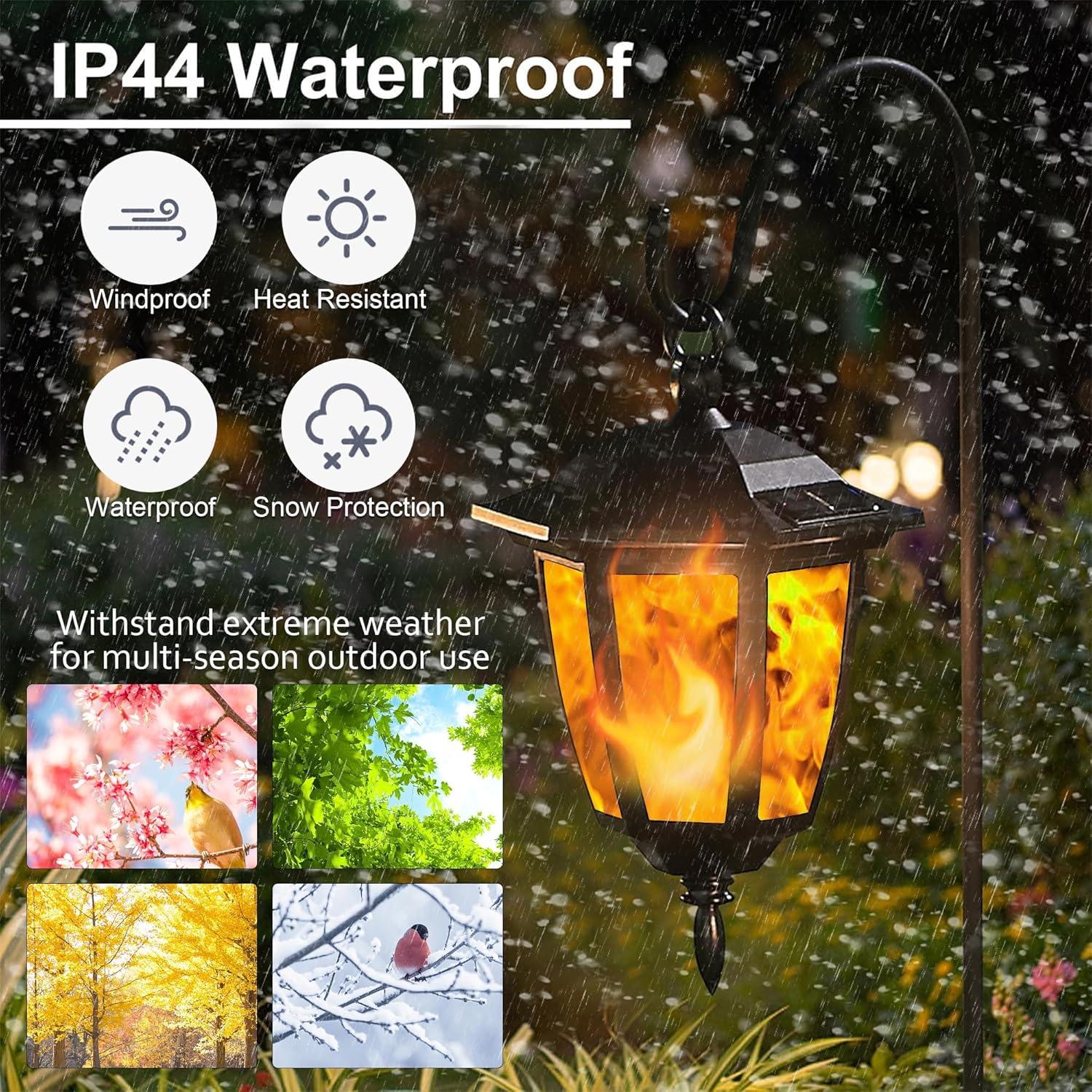 Luces Colgantes de Llama Solar Dynaming 2 Piezas LED Jardín