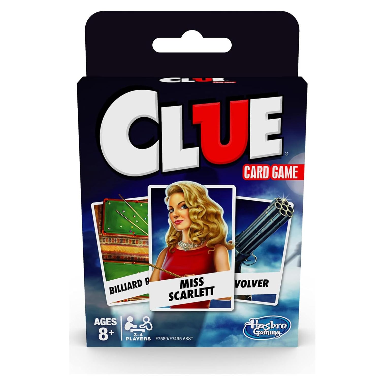 Juego de Cartas Clue Hasbro, Estrategia para 3-4 Jugadores