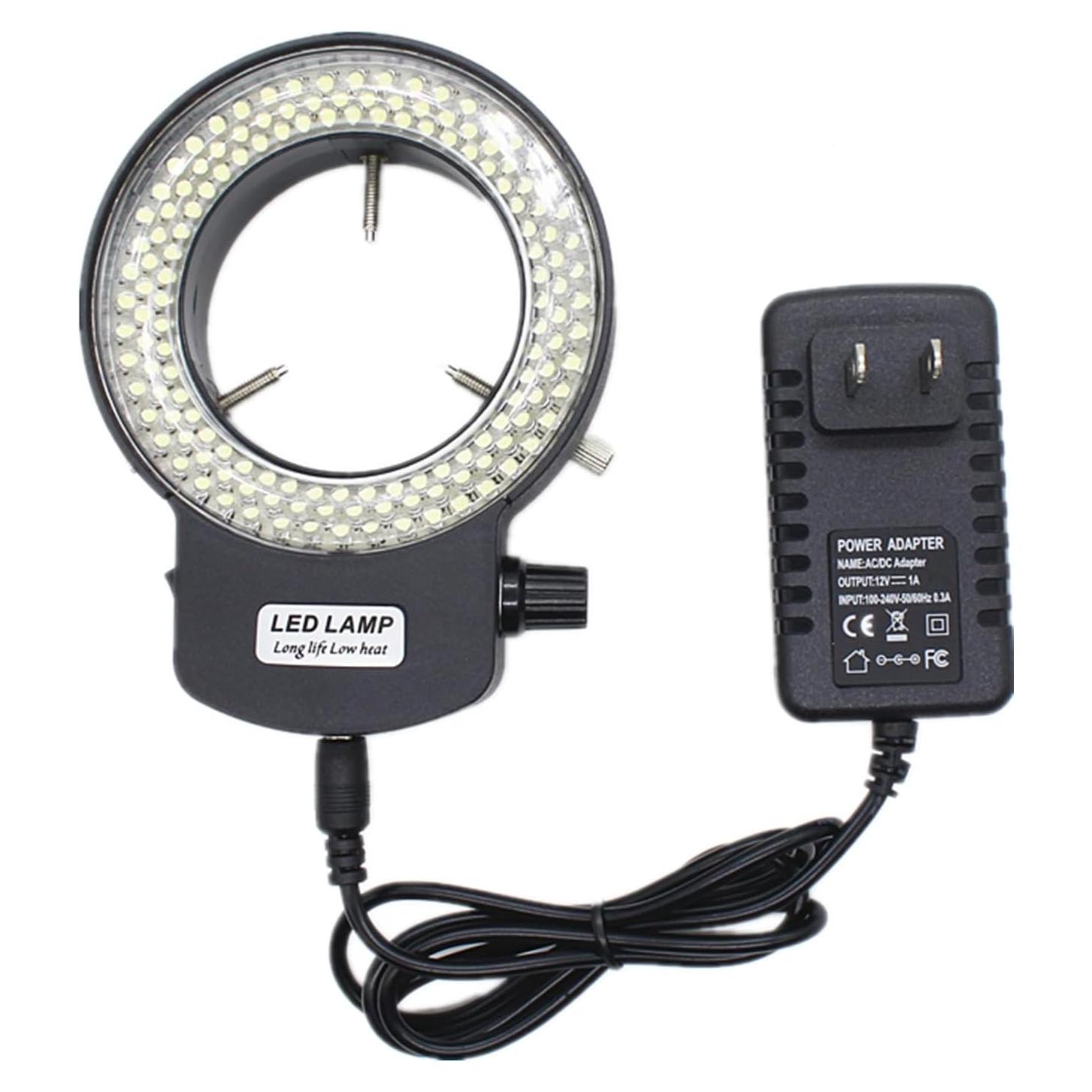 Iluminador LED Anular para Microscopio MeYourRow 144W Negro