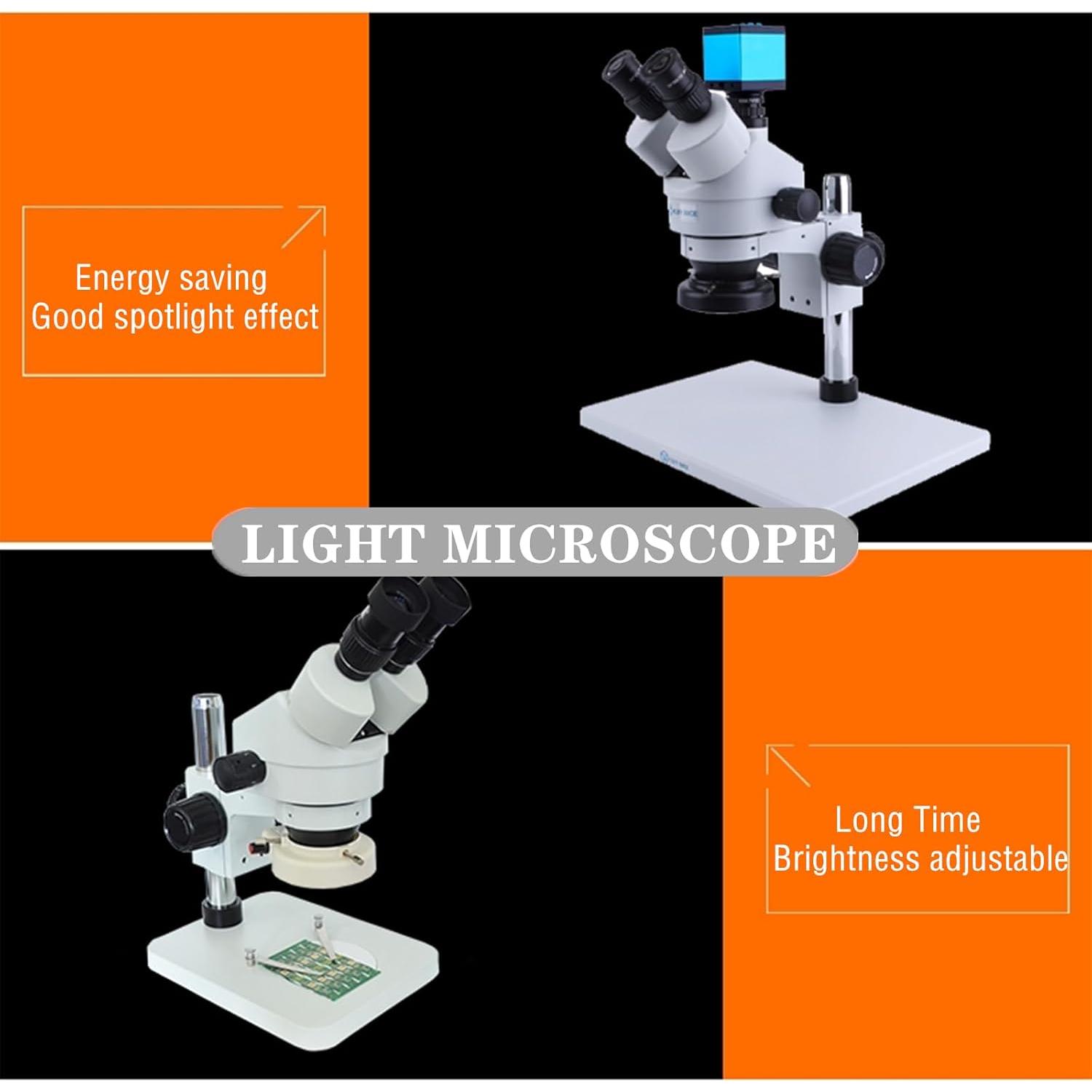 Iluminador LED Anular para Microscopio MeYourRow 144W Negro