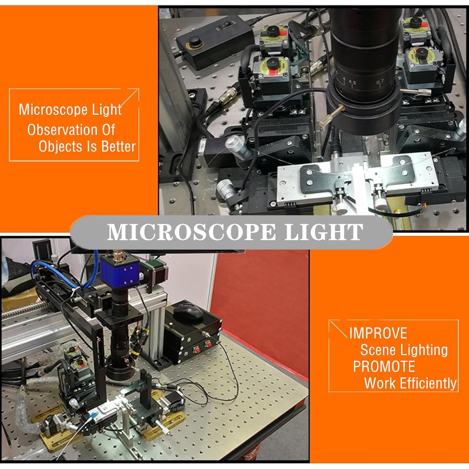 Iluminador LED Anular para Microscopio MeYourRow 144W Negro