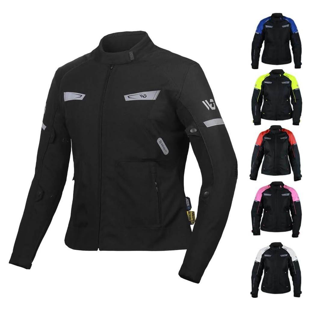 Chaqueta de motocicleta WD Vegas Lady impermeable para mujer