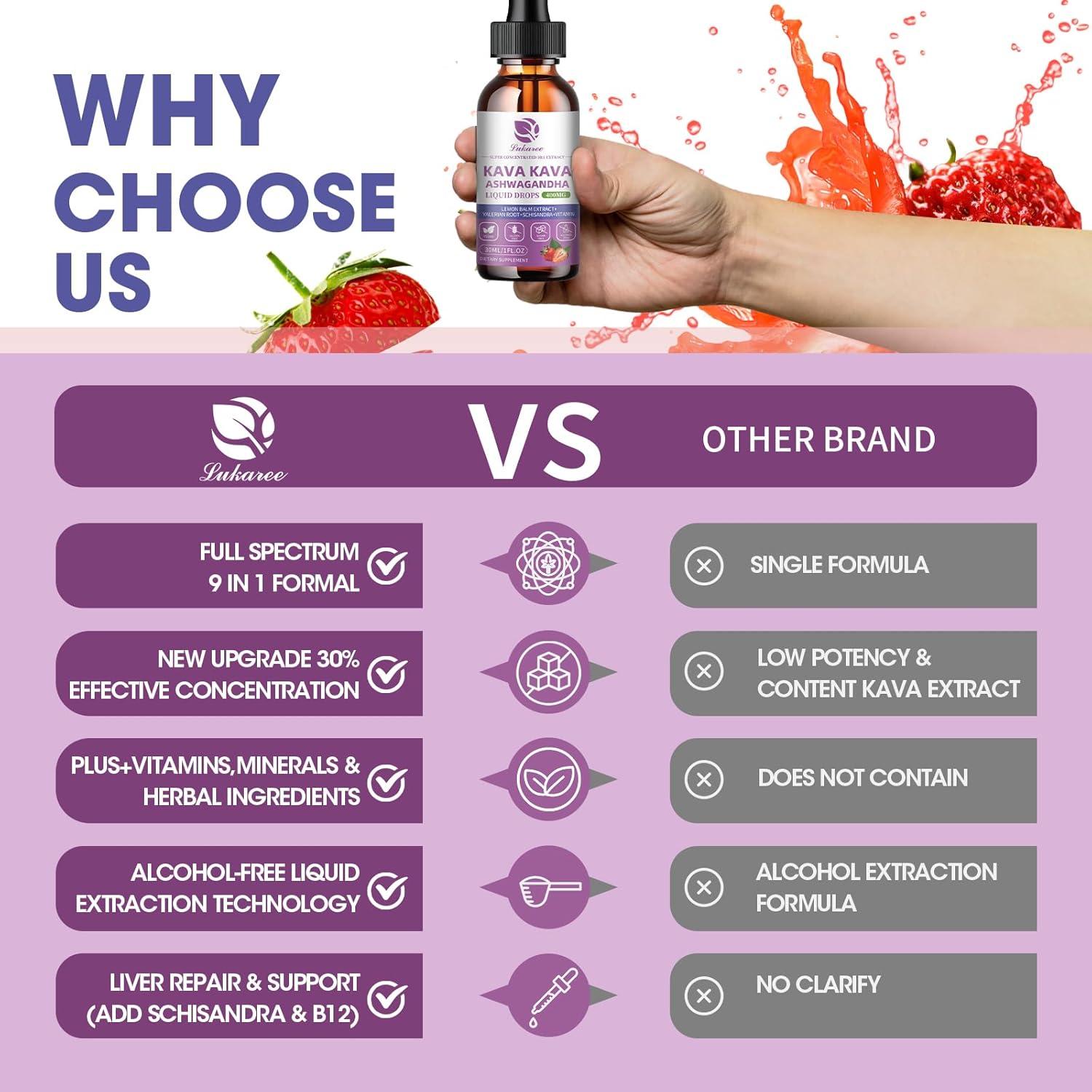 Extracto Líquido de Kava Kava Lukaree 29.57 ml Vegano