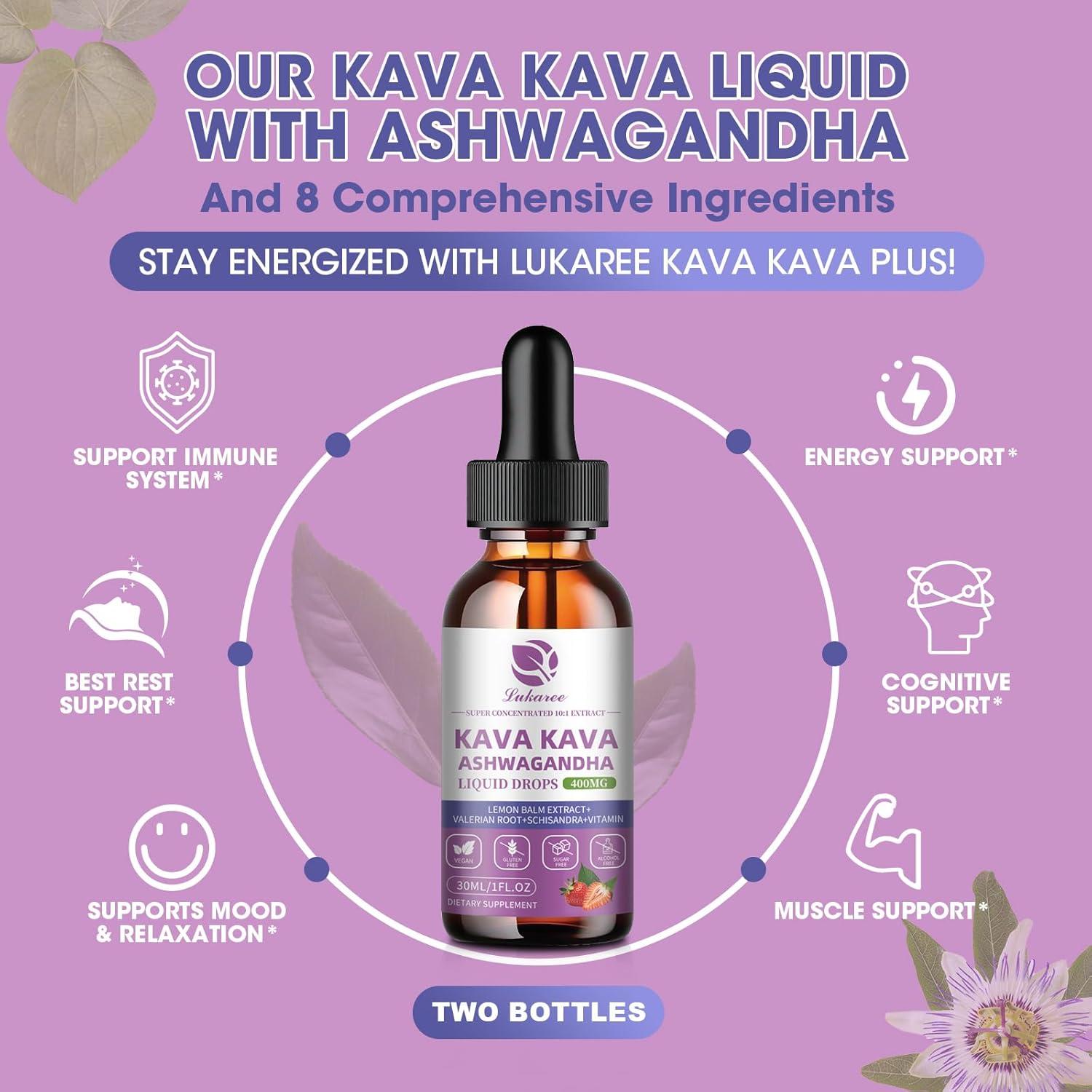 Extracto Líquido de Kava Kava Lukaree 29.57 ml Vegano