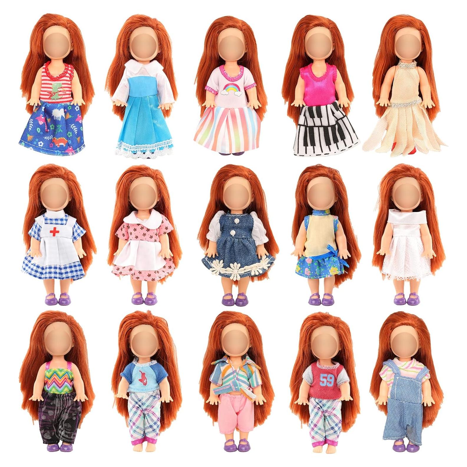 Conjunto de Ropa para Muñeca BARWA 6 Piezas 10.99 cm