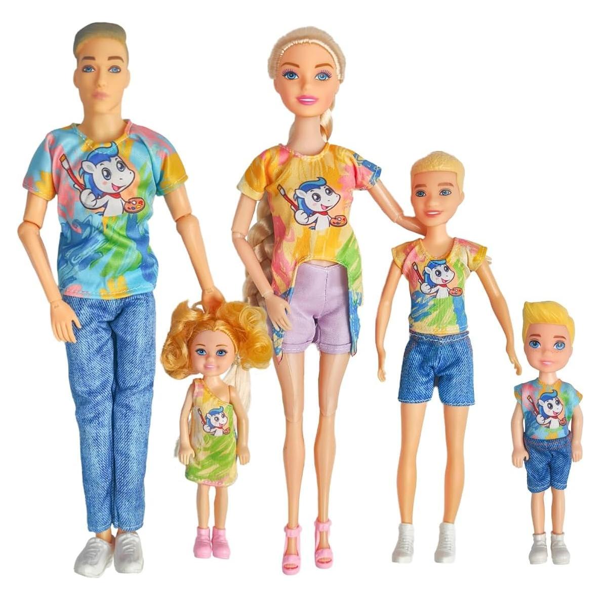 Conjunto de Figuras de Acción Familiares Ediciones F 5 Piezas