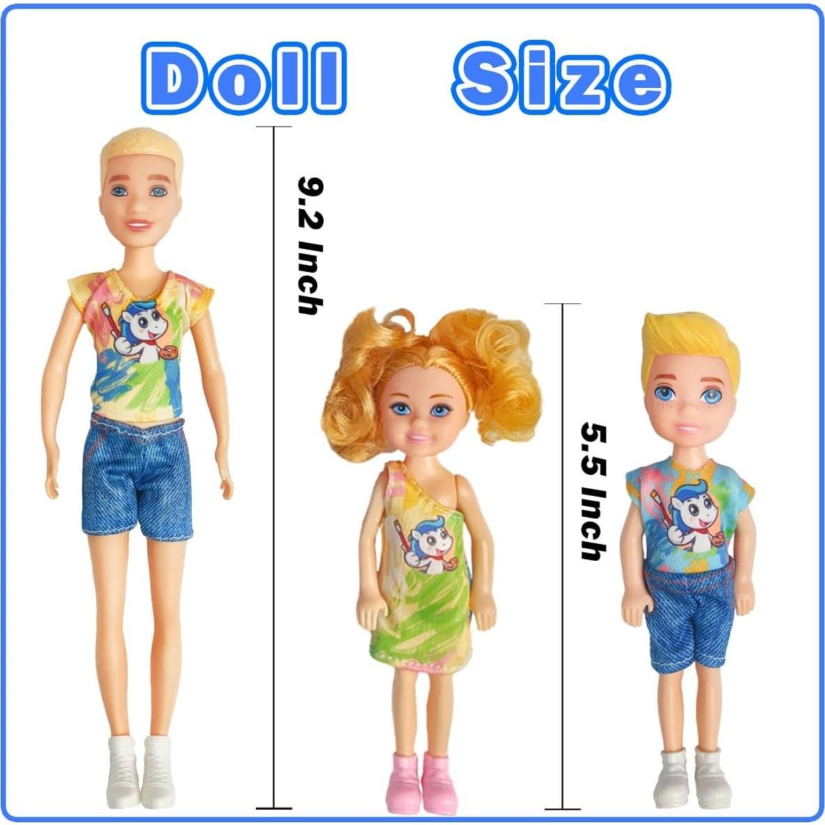 Conjunto de Figuras de Acción Familiares Ediciones F 5 Piezas