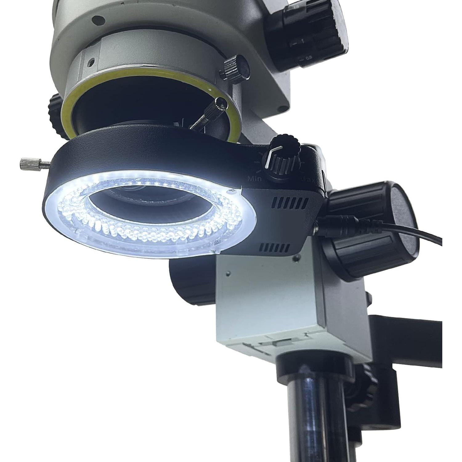 Luz de Anillo LED Gringoo 64 LED Ajustable para Microscopio