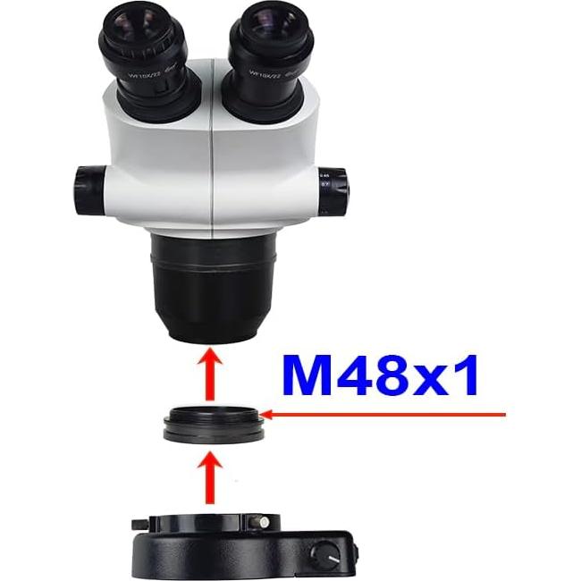 Luz de Anillo LED Gringoo 64 LED Ajustable para Microscopio