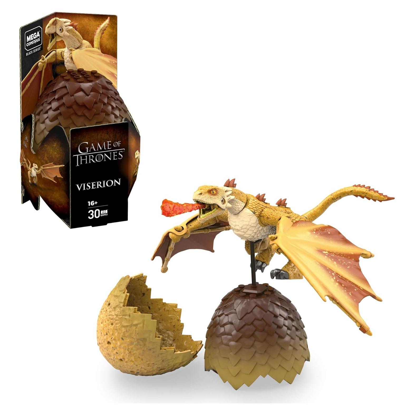 Mega Construx Dragón Viserion Juego de Tronos 17.8x26.7cm