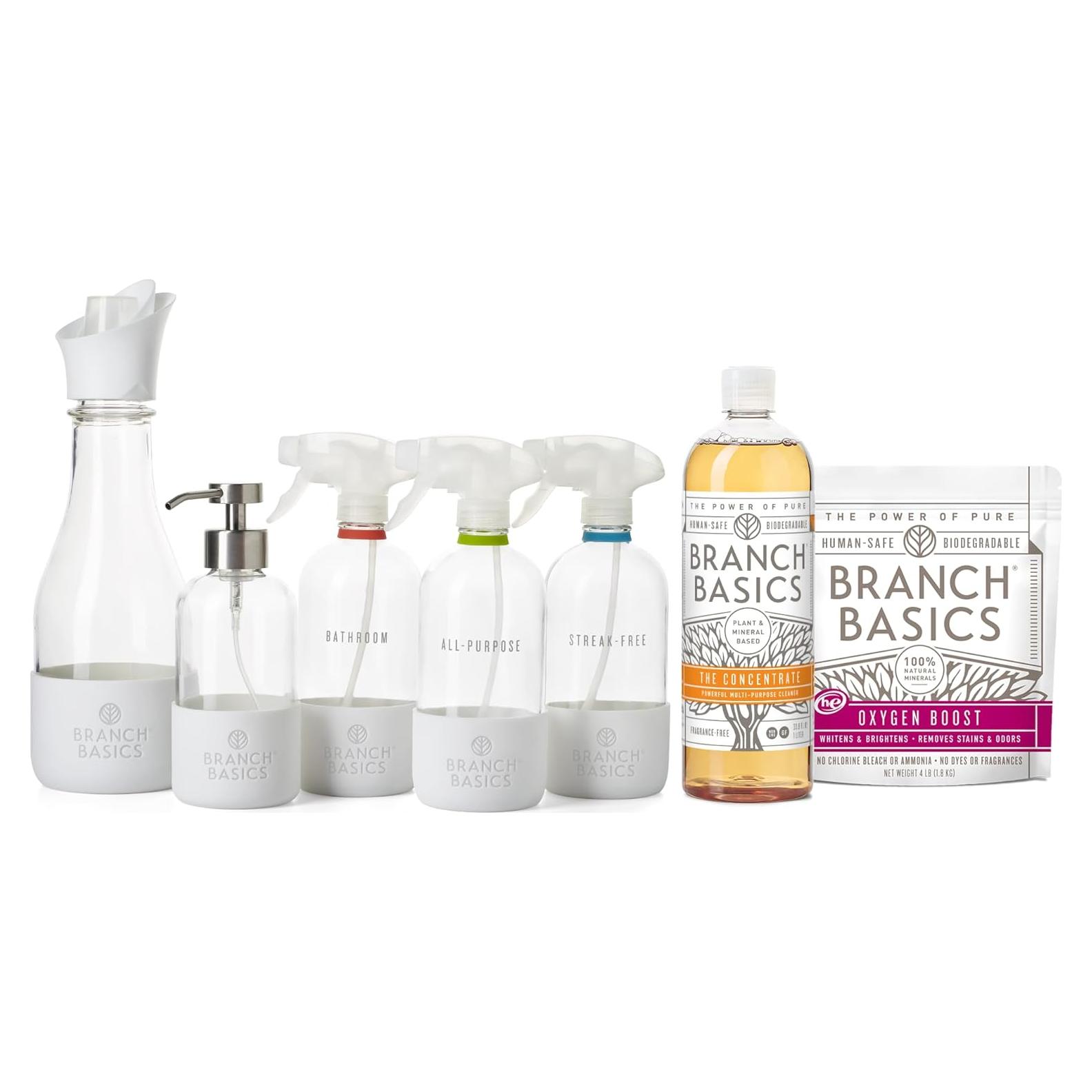 Kit de Limpieza Ecológico Branch Basics - 5 Botellas de Vidrio