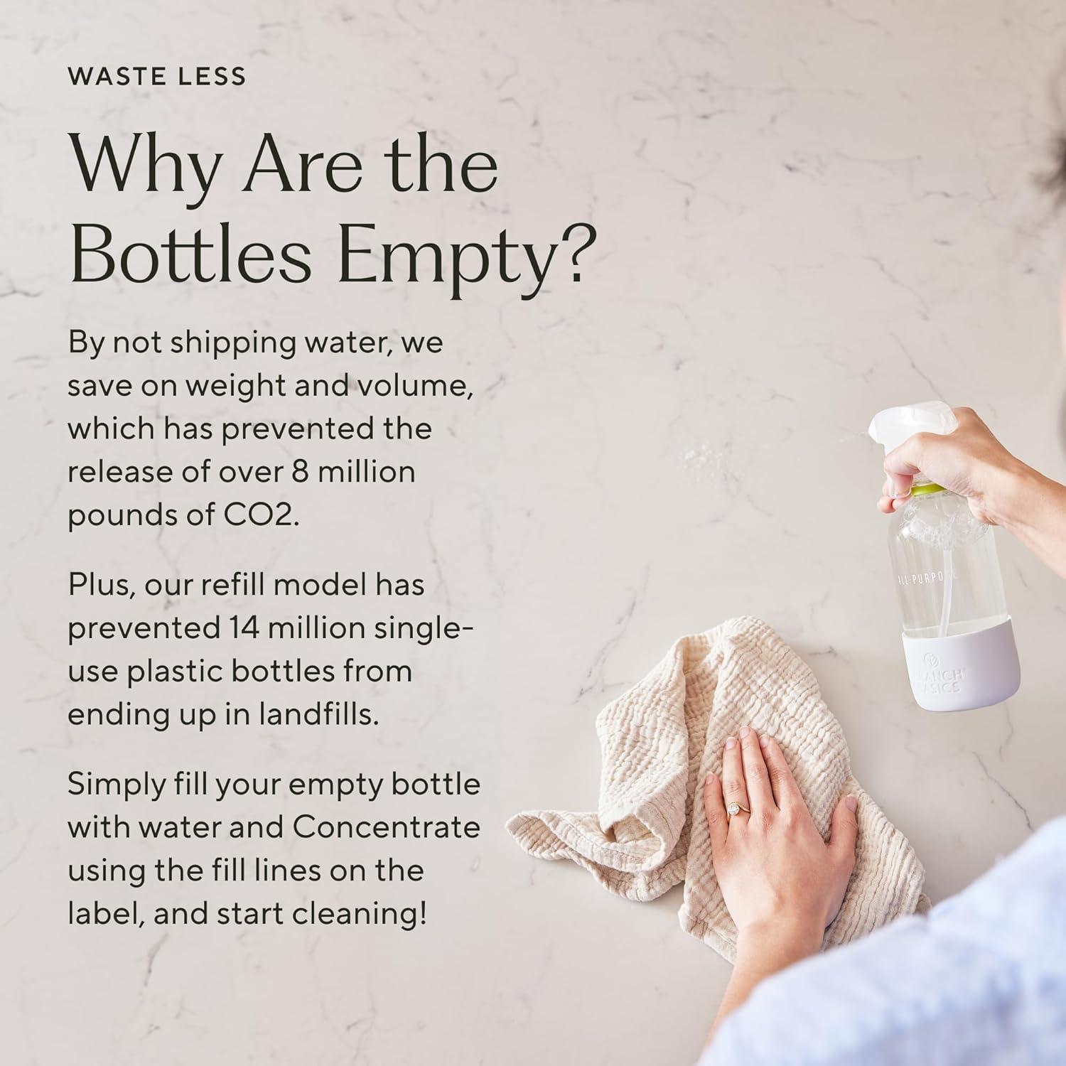 Kit de Limpieza Ecológico Branch Basics - 5 Botellas de Vidrio