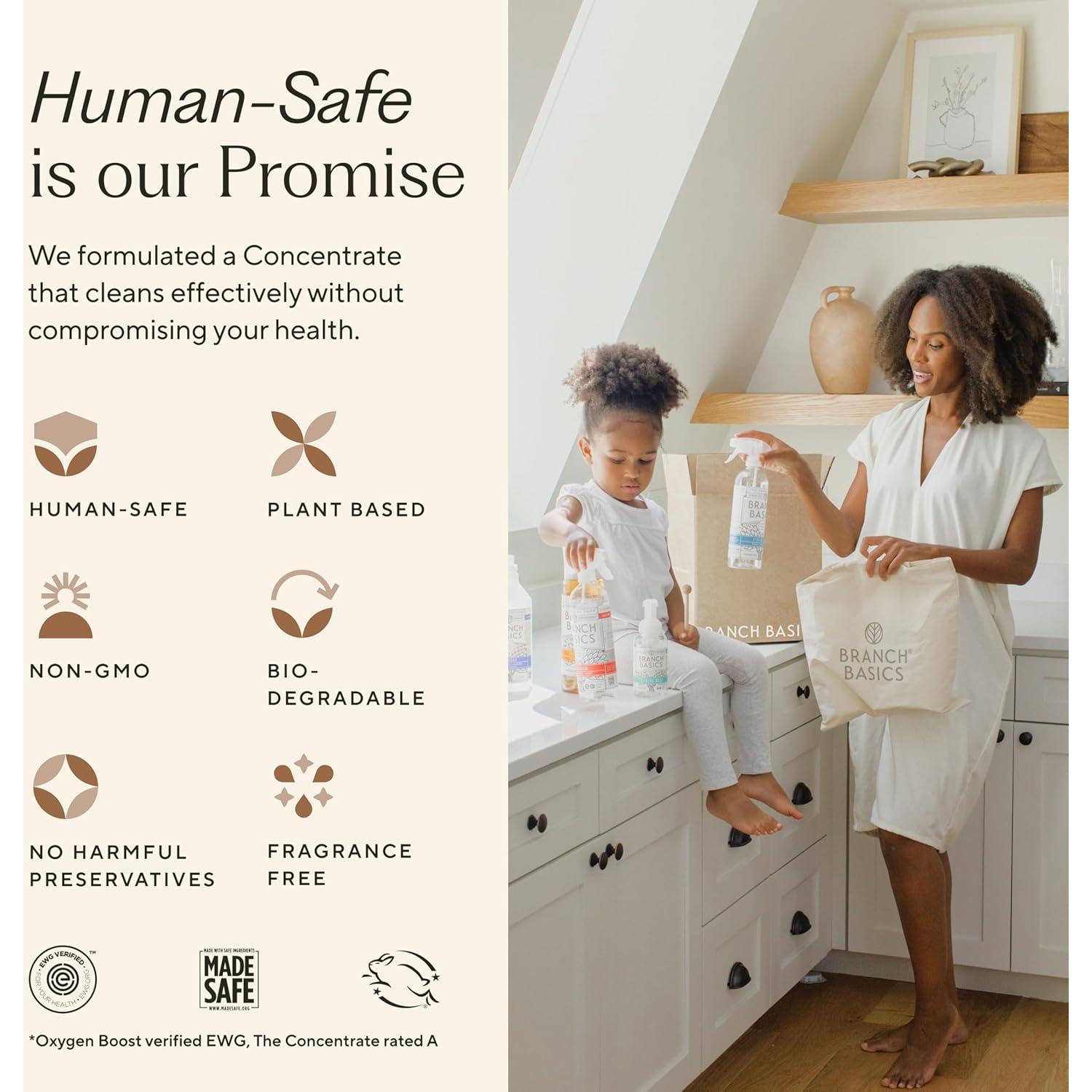 Kit de Limpieza Ecológico Branch Basics - 5 Botellas de Vidrio