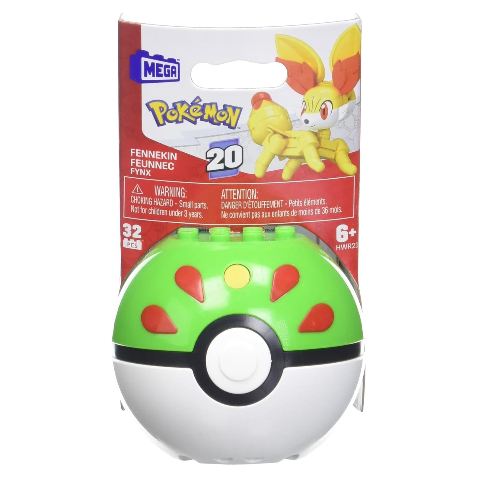 Mega Pokémon - Fennekin Construible con Friend Ball HWR21