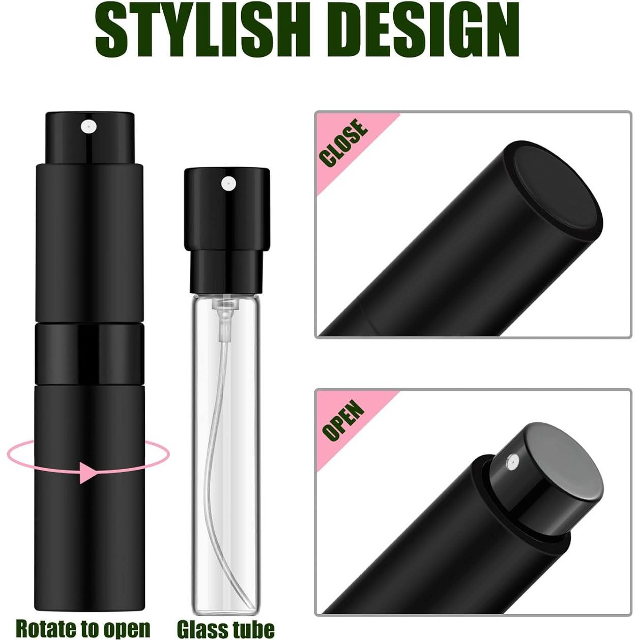 4 Botellas Atomizadoras de Perfume 8ml IRON BILL - Viaje