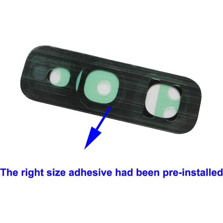 Reemplazo Lente de Cristal Cámara Trasera YUYOND para S10e Negro