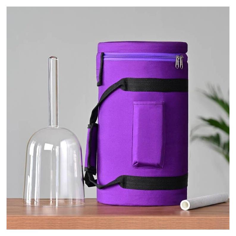 Cuenco de Cuarzo Cristal CVNC 15.24 cm Transparente + Bolsa y Martillo