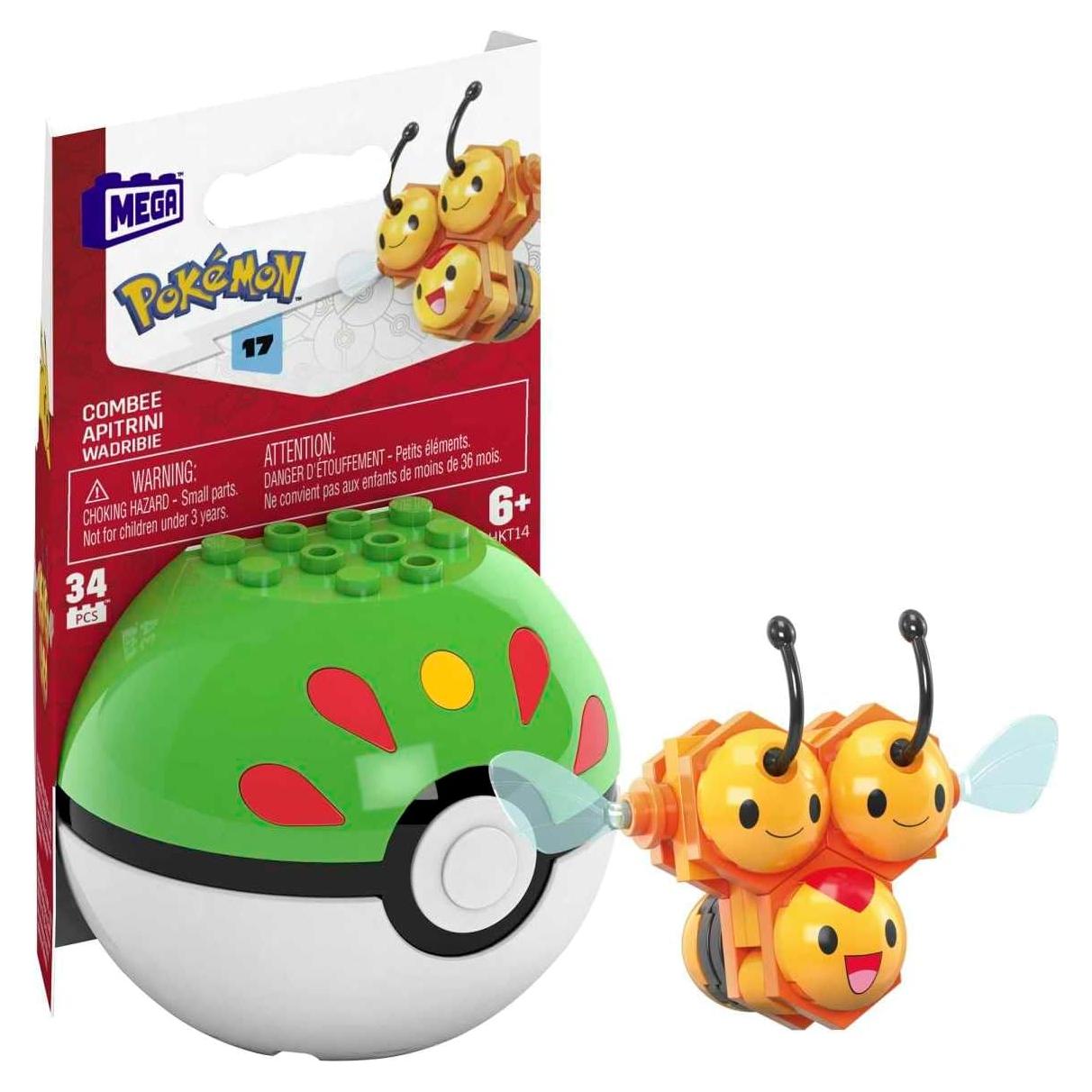 Mega Construx Pokémon Combee Set de Construcción Mattel