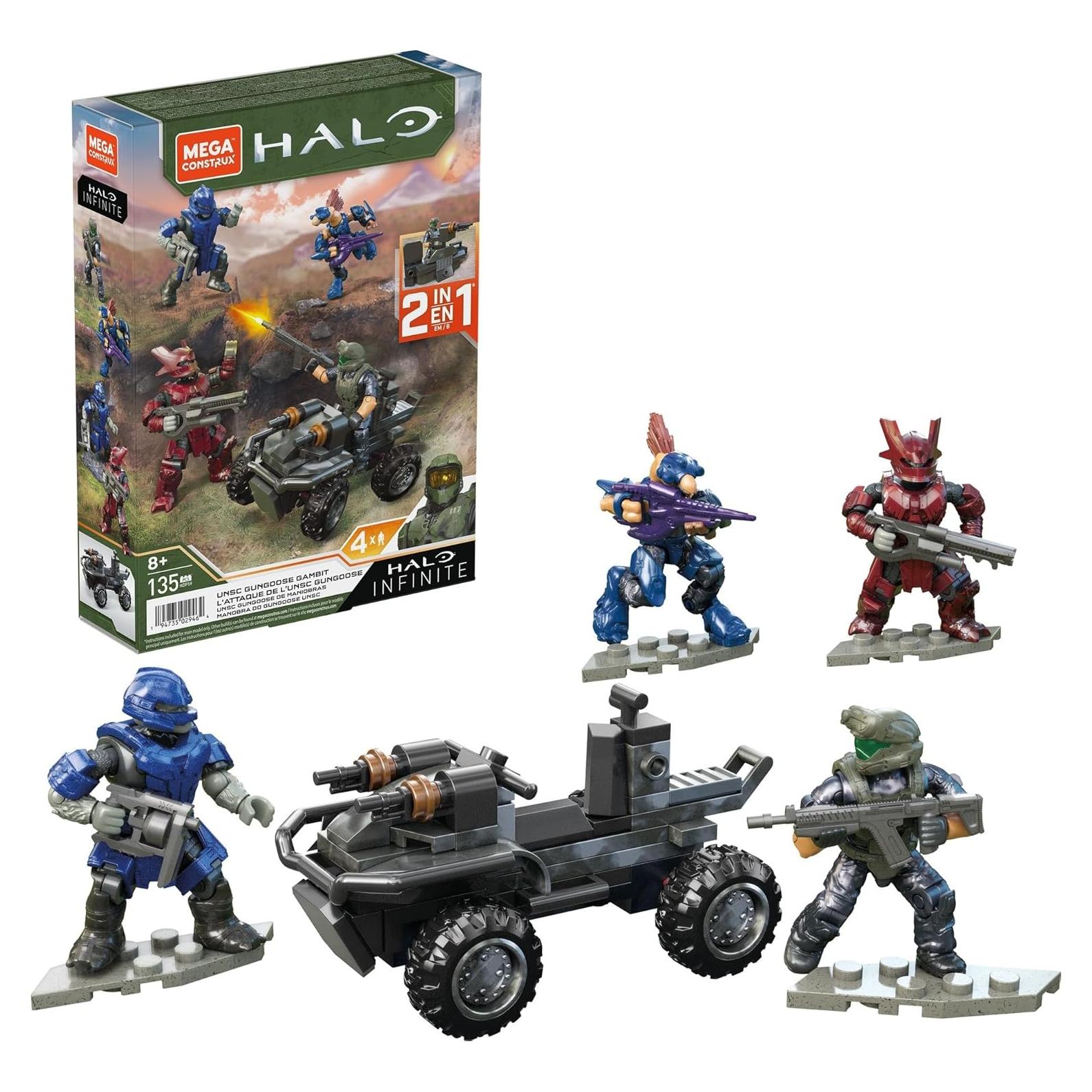 Set de Construcción Gungoose UNSC Halo Infinite - 4 Figuras
