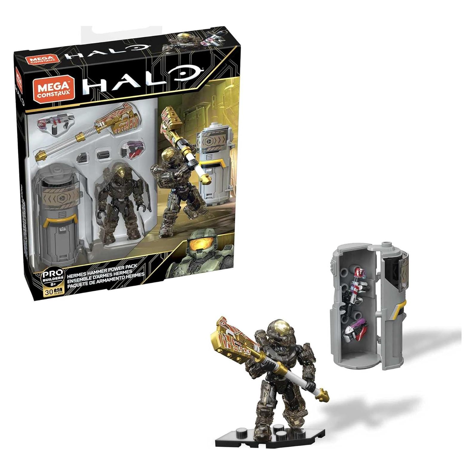 Paquete de Armas Mega Construx Halo Mattel con figura